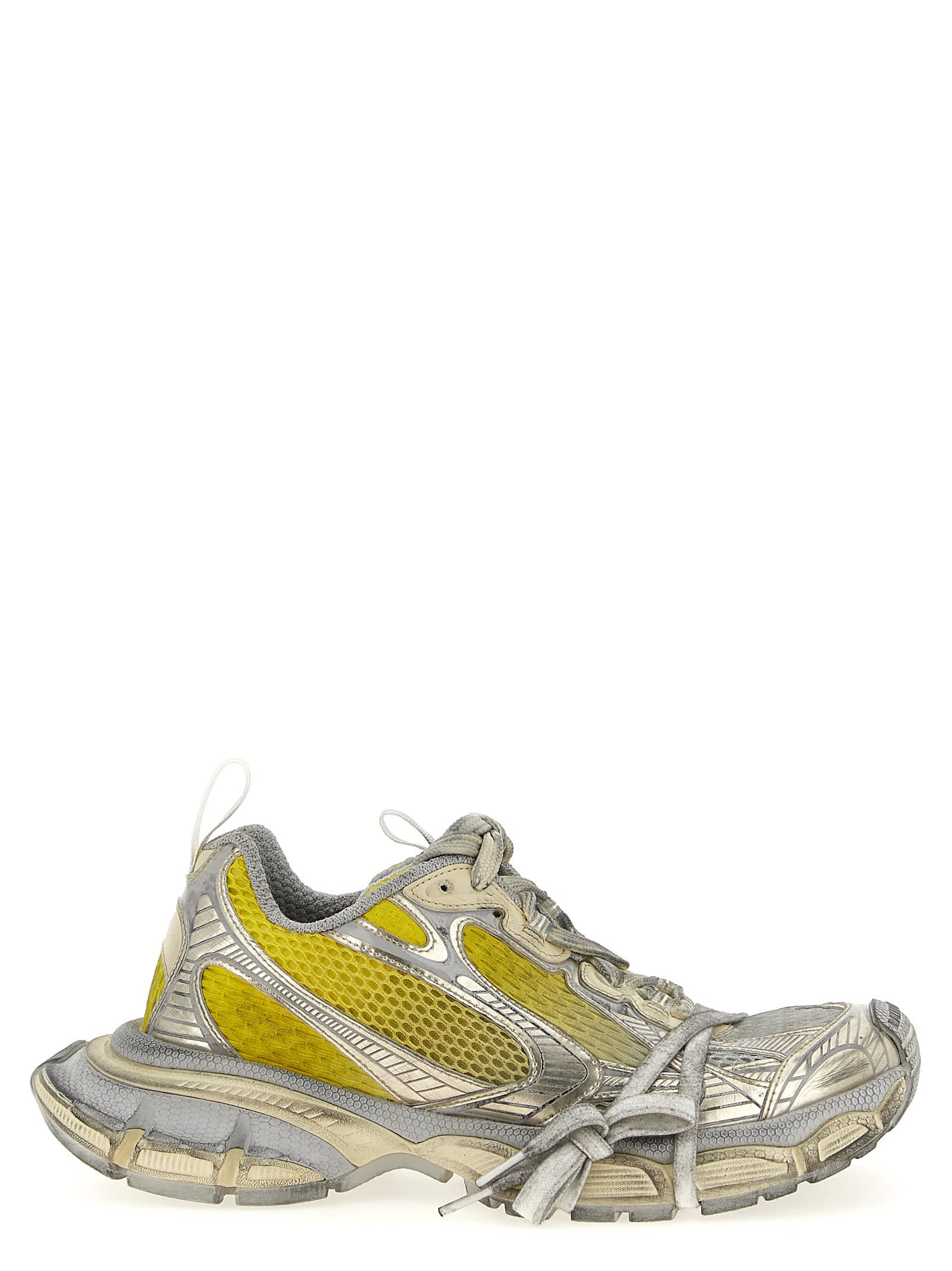 Balenciaga 3xl Panelled Lace-up Sneakers In Multi