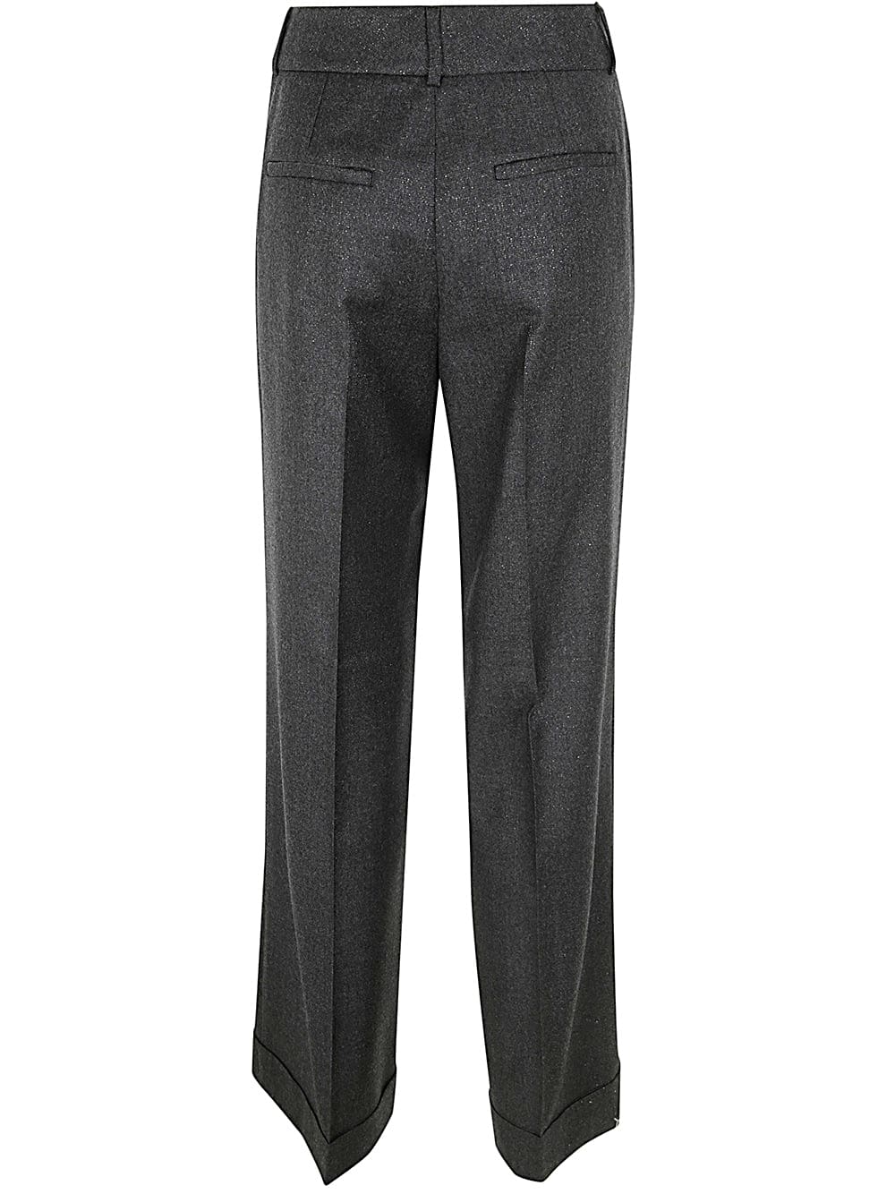 Shop Peserico Trousers In Graphite