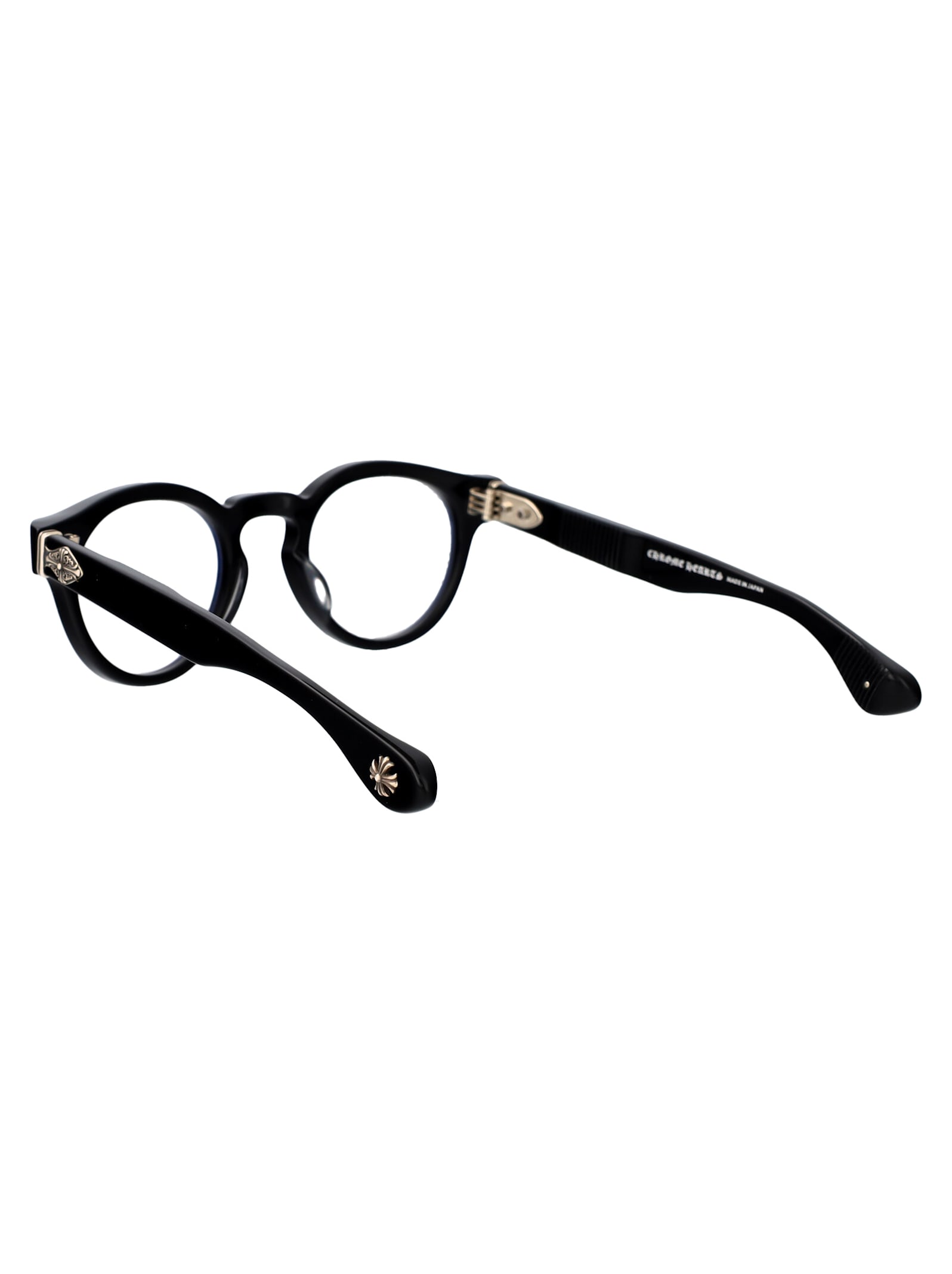 Shop Chrome Hearts Peter Arnell Glasses In Black