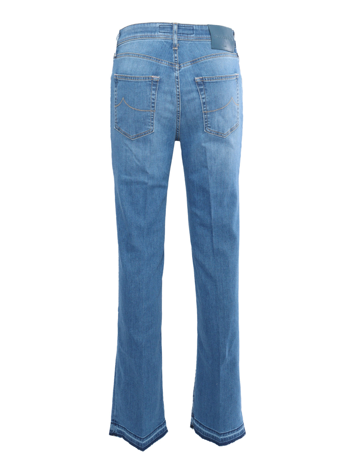 Shop Jacob Cohen Blue 5 Pocket Jeans In Multicolor