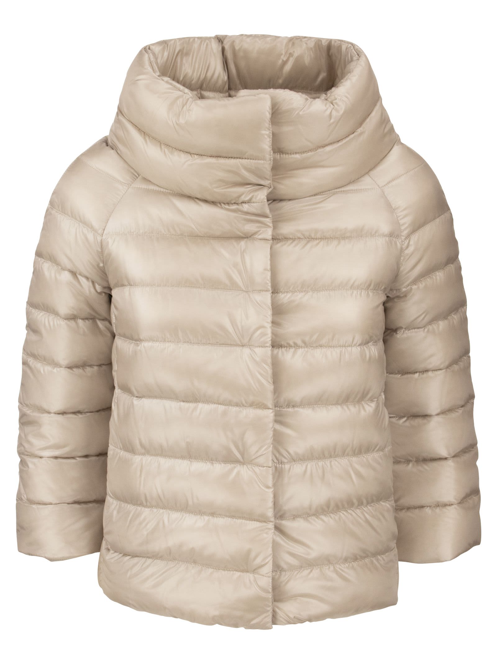 Herno Down Jacket With 3/4 Sleeve