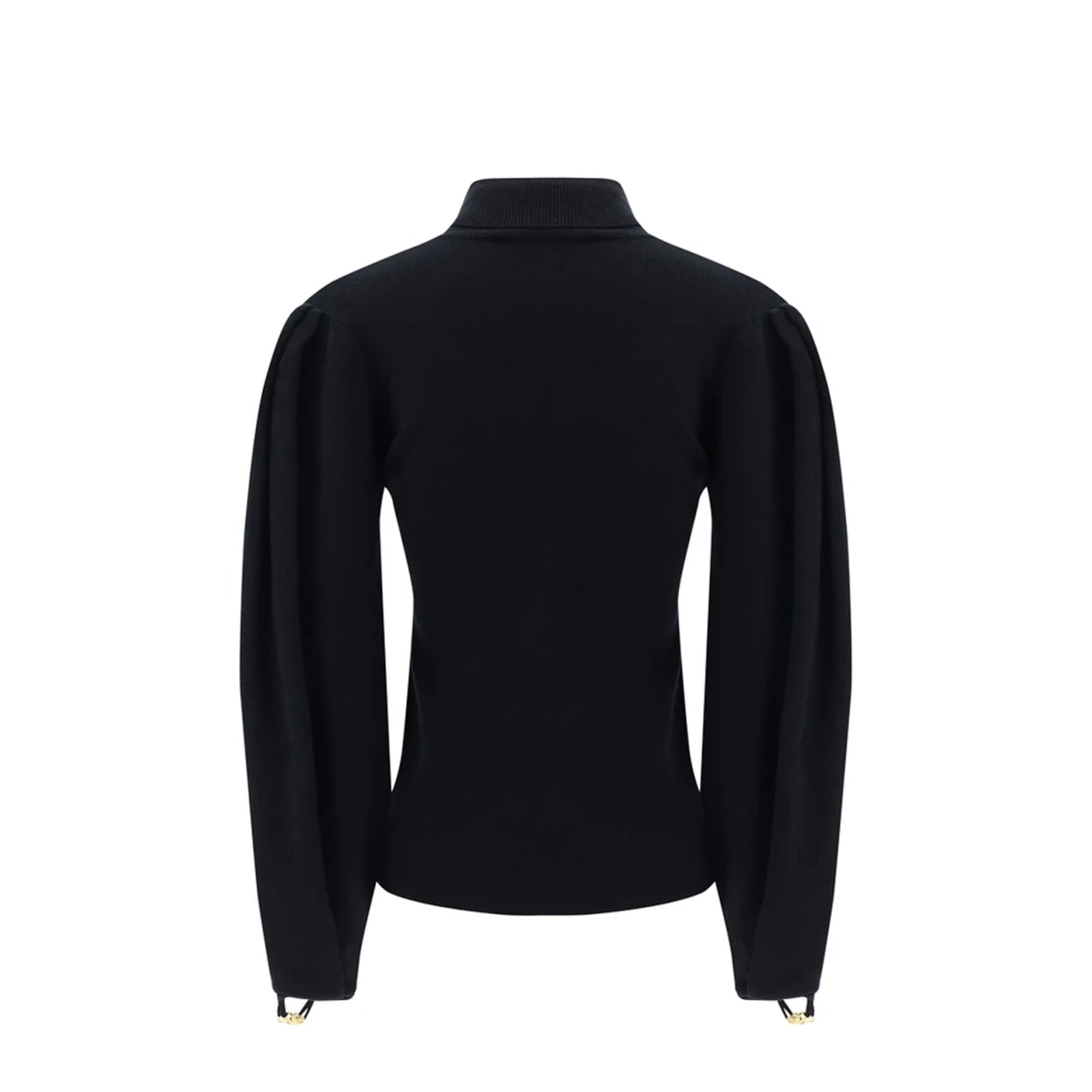 Shop Chloé Wool Sweater In Black