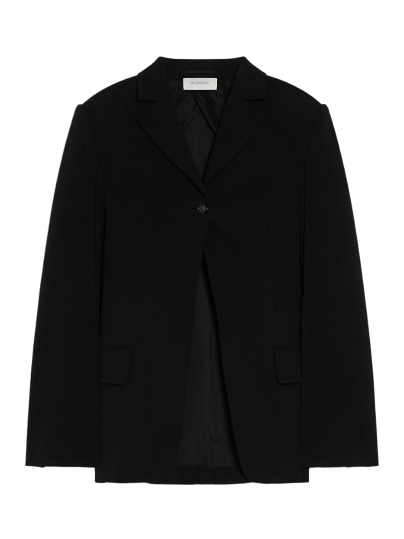 Single Breasted Stretch Viscose Blazer SportMax