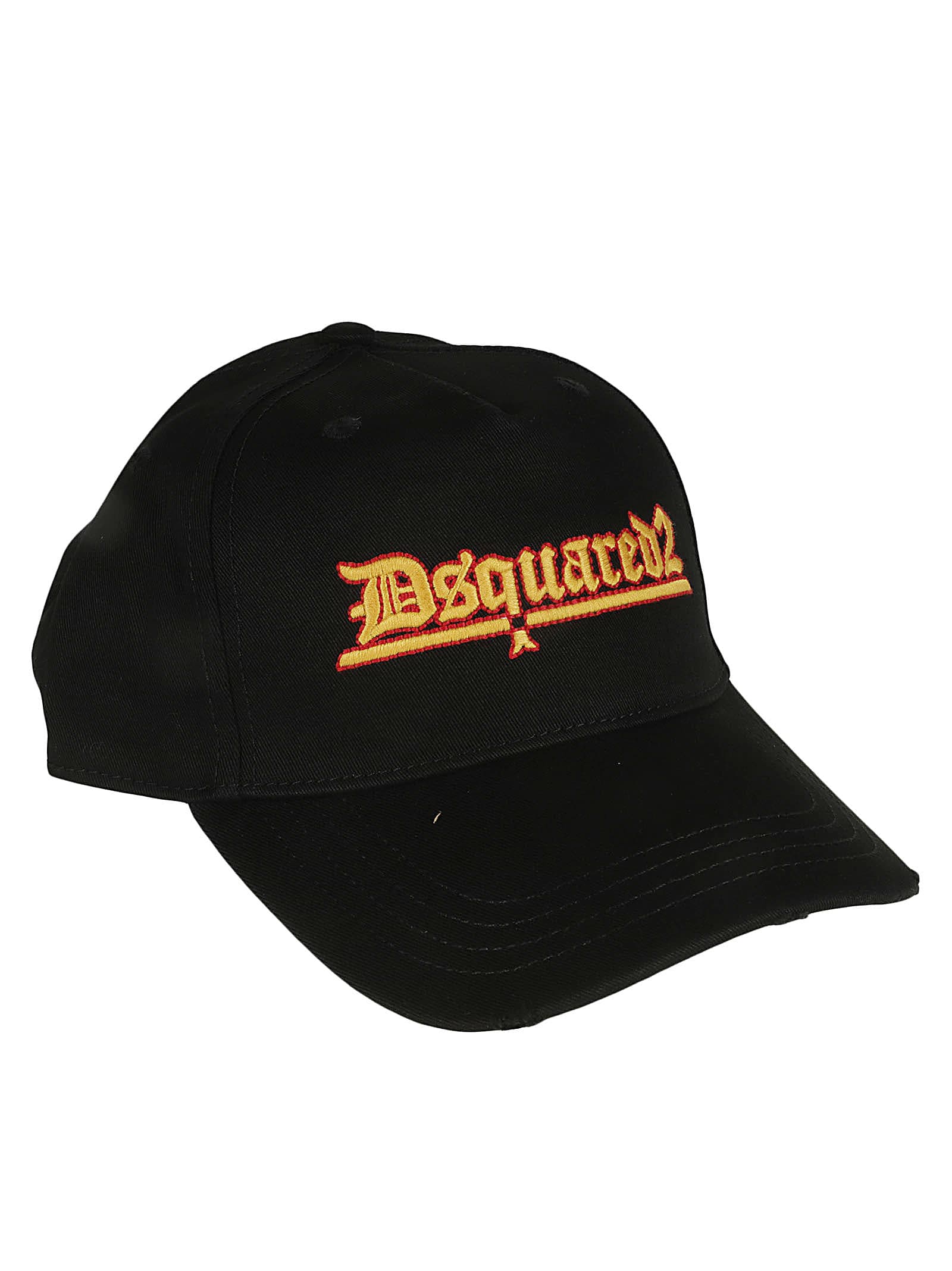 Dsquared2 Logo Lined Cap In Black