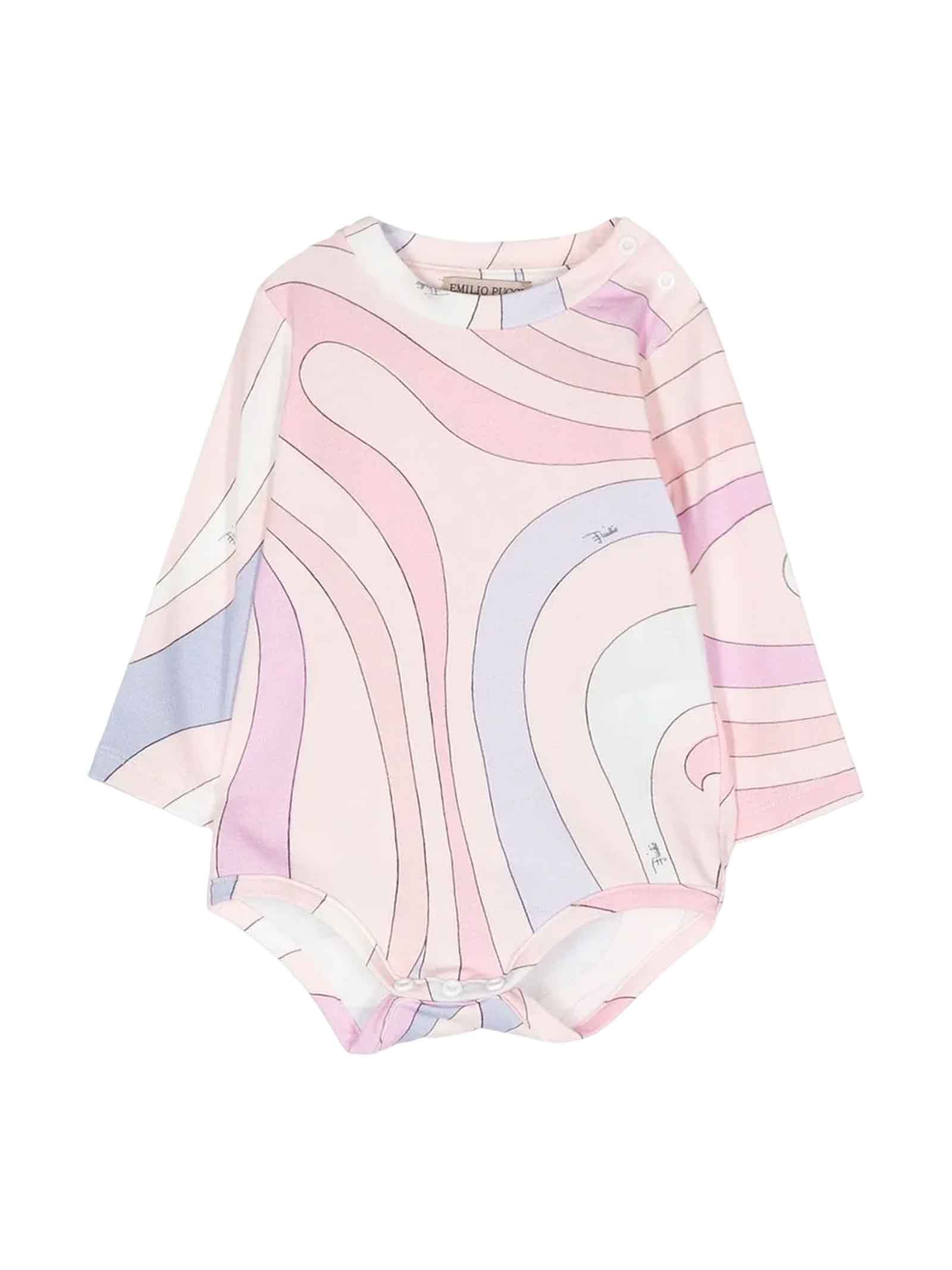 Emilio Pucci Pink Body Baby Girl