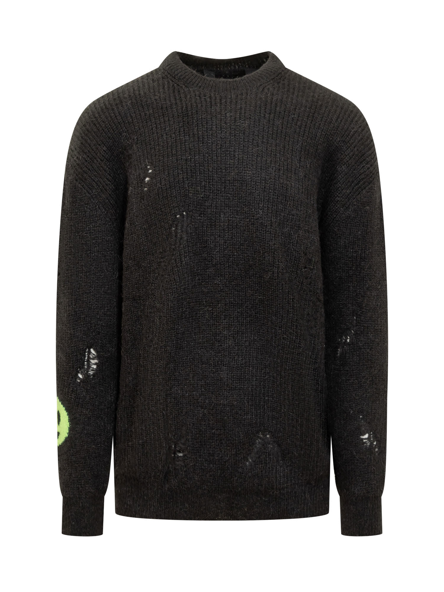 Shop Barrow Crewneck Jumper In Nero/black