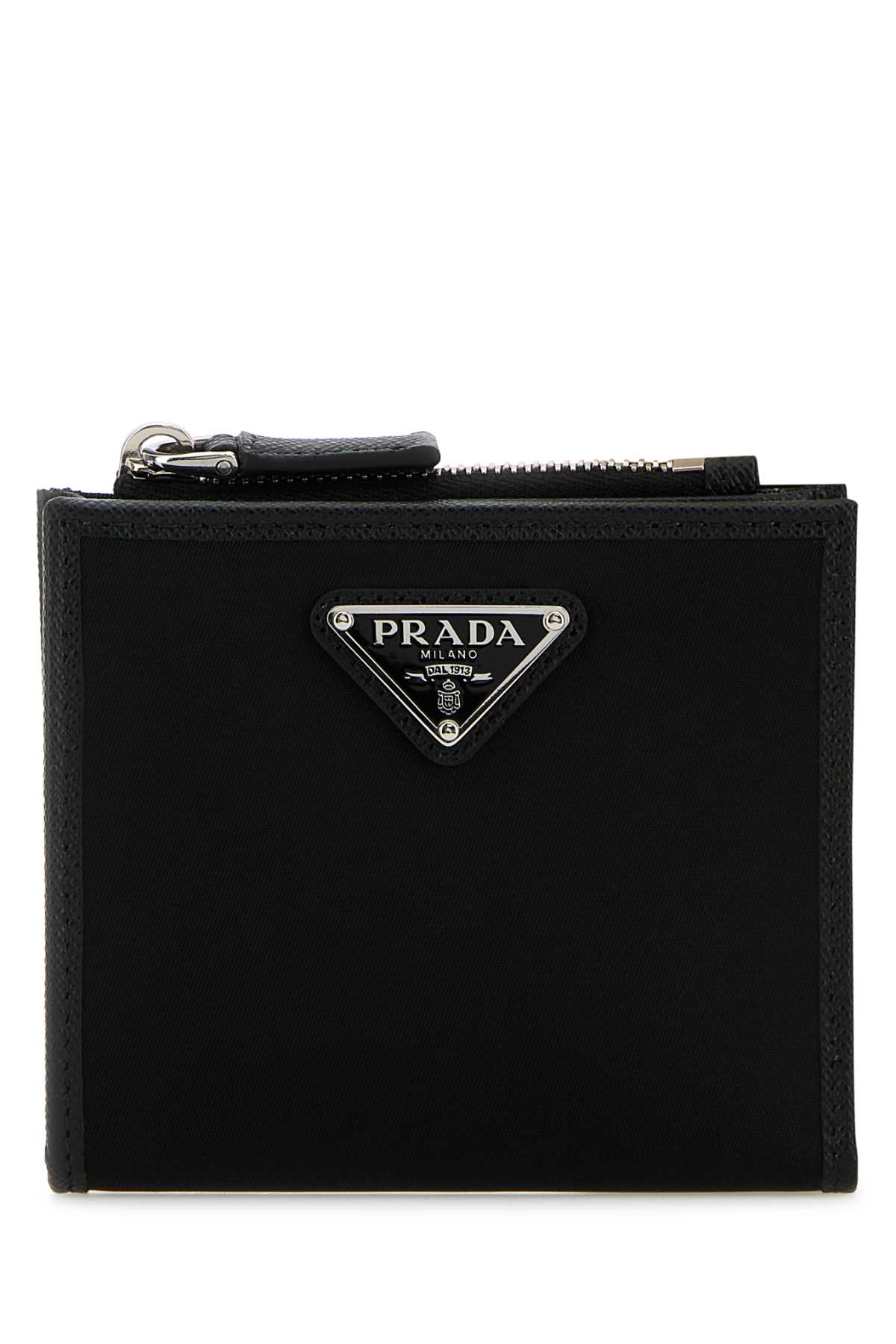Prada Black Fabric Wallet