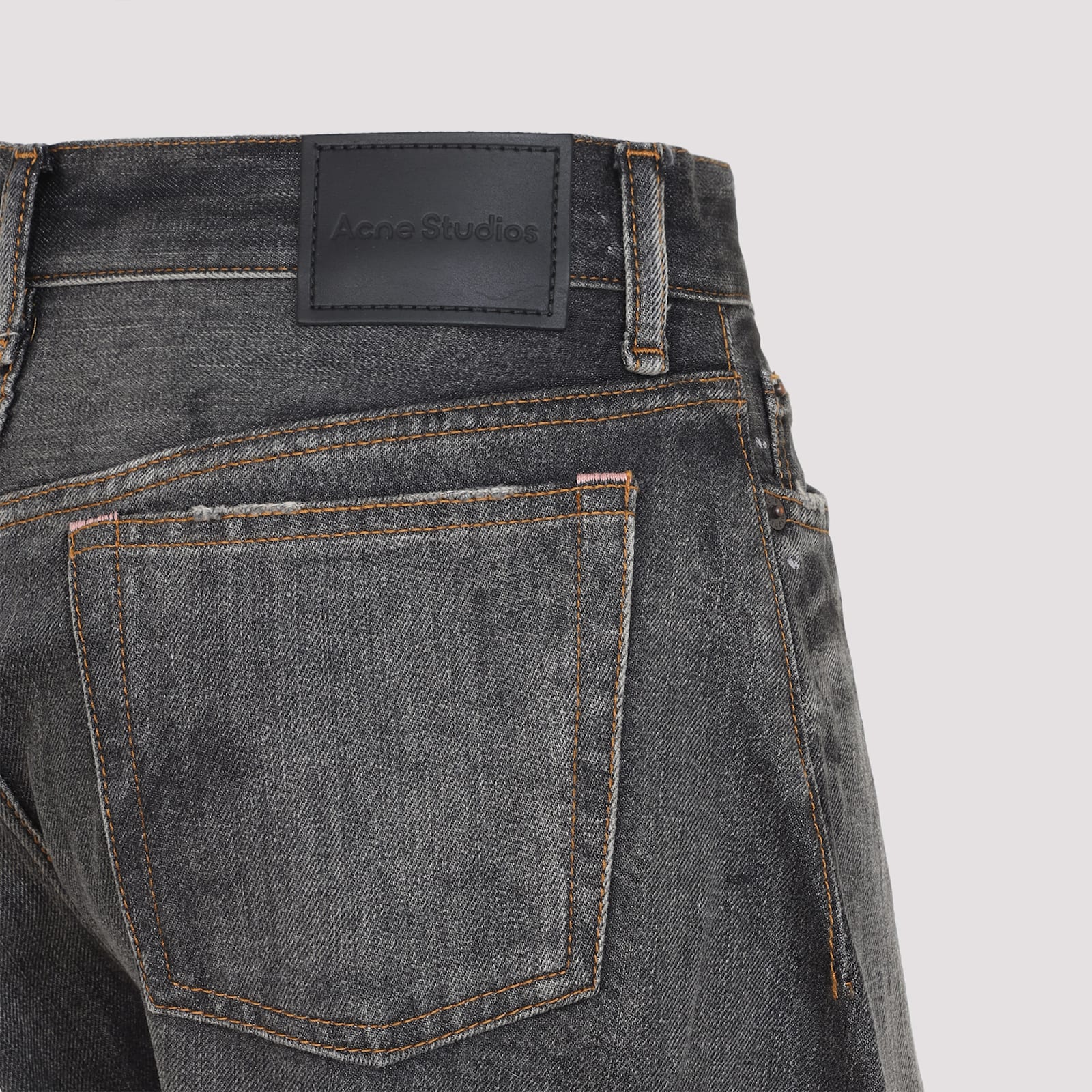 Acne Studios 2006f Distressed Wide-leg Jeans In Black