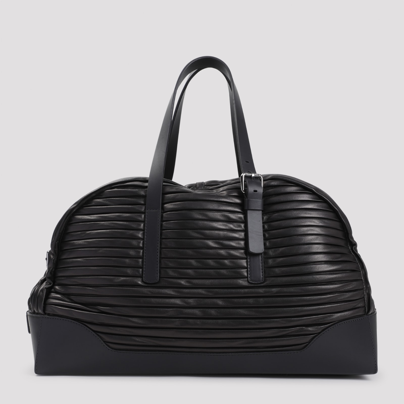 Shop Giorgio Armani Duffle Bag In Nero