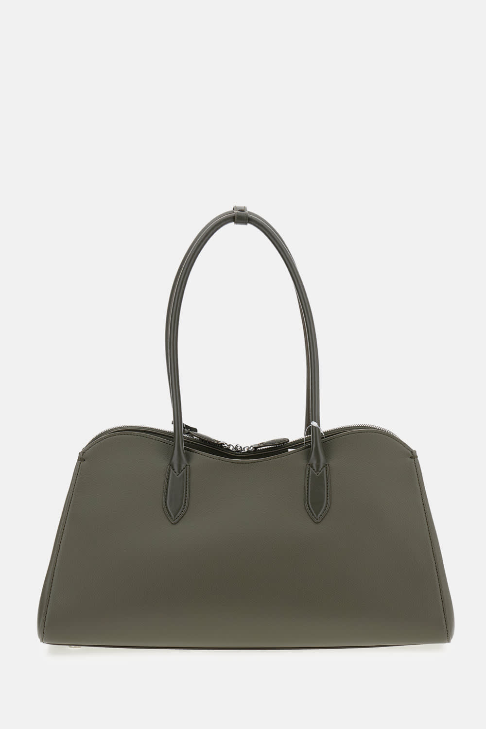 Stella Mccartney Ryder Shoulder Bag Featuring Lock Detail In Gray