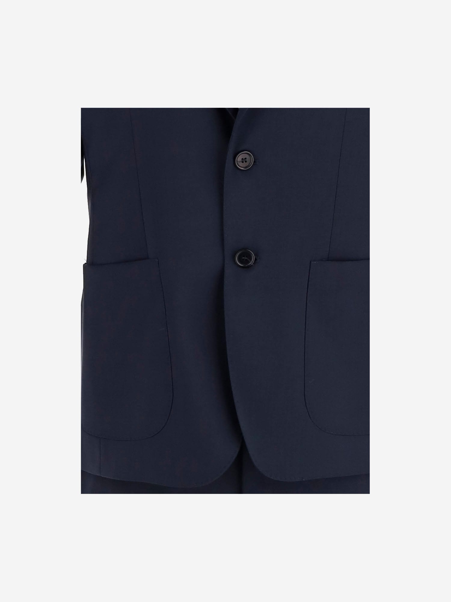 Shop Brian Dales Wool Suit In Black