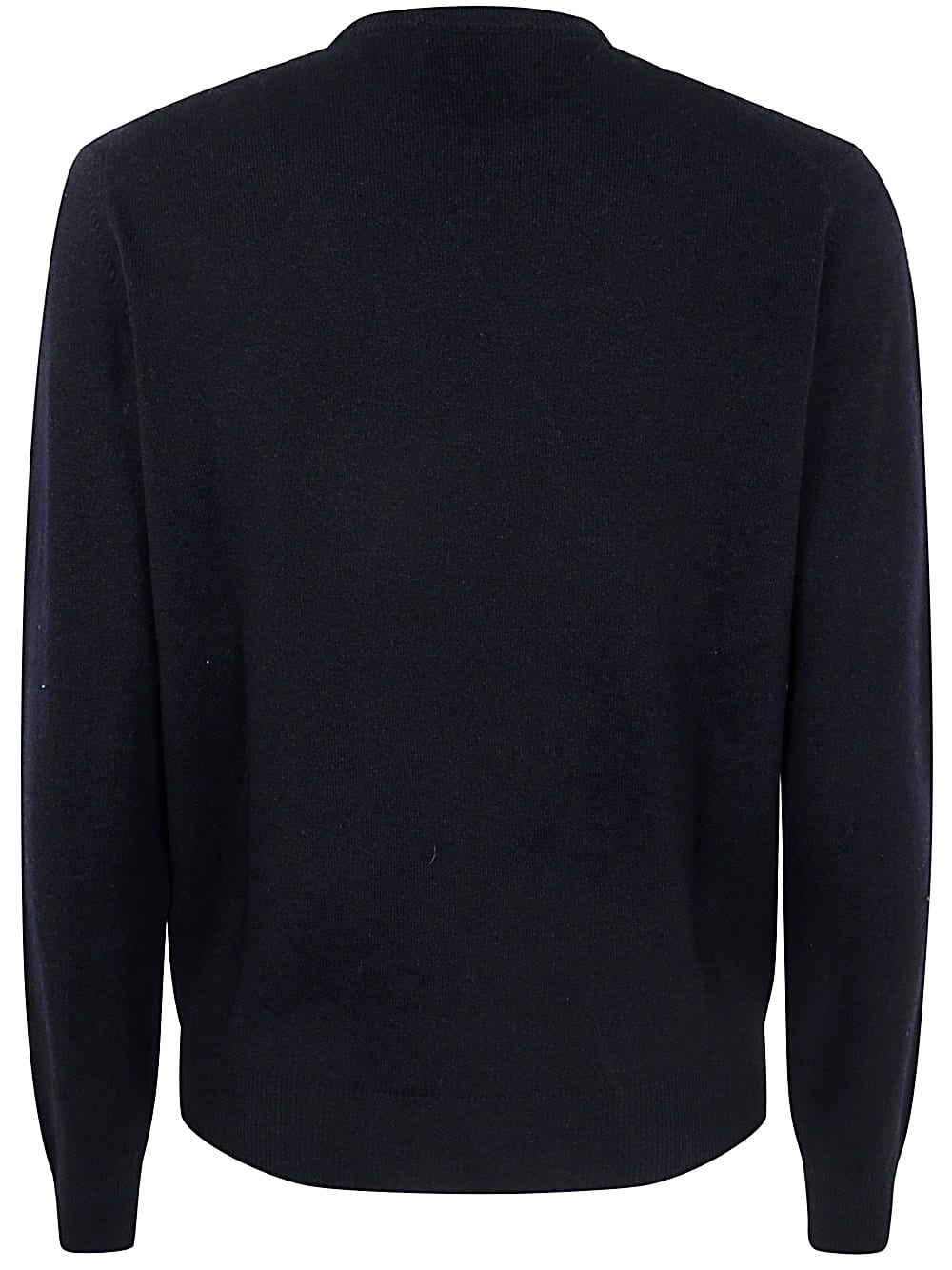 Shop Filippo De Laurentiis Long Sleeves Round Neck In Blue