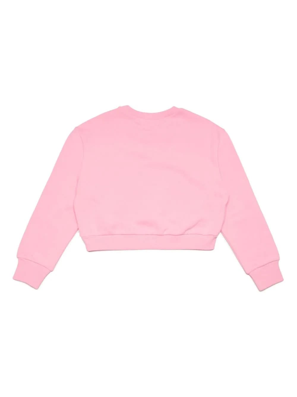Shop Marni Felpa Con Logo Glitter In Pink