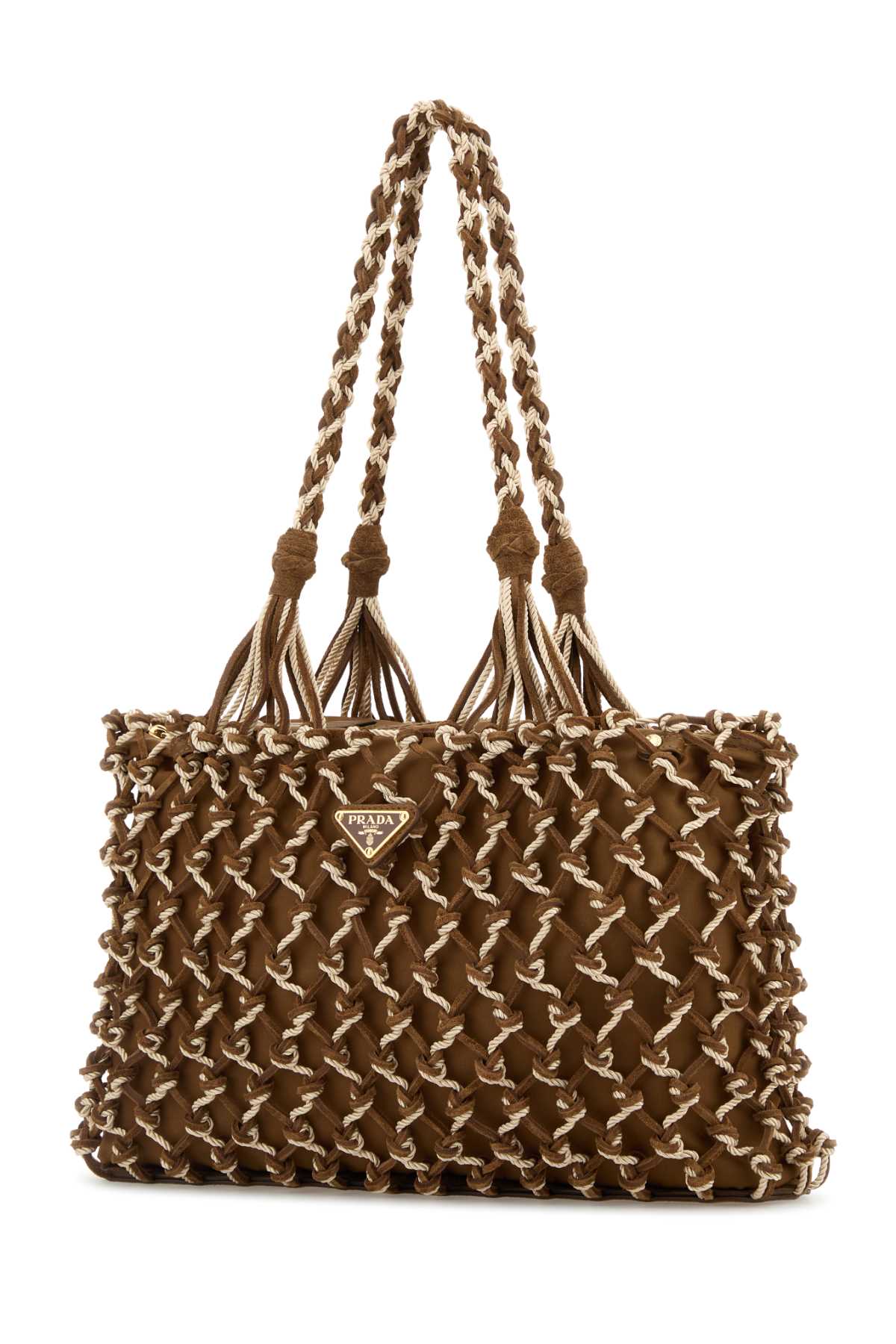 Prada Dual Texture Shopping Tote