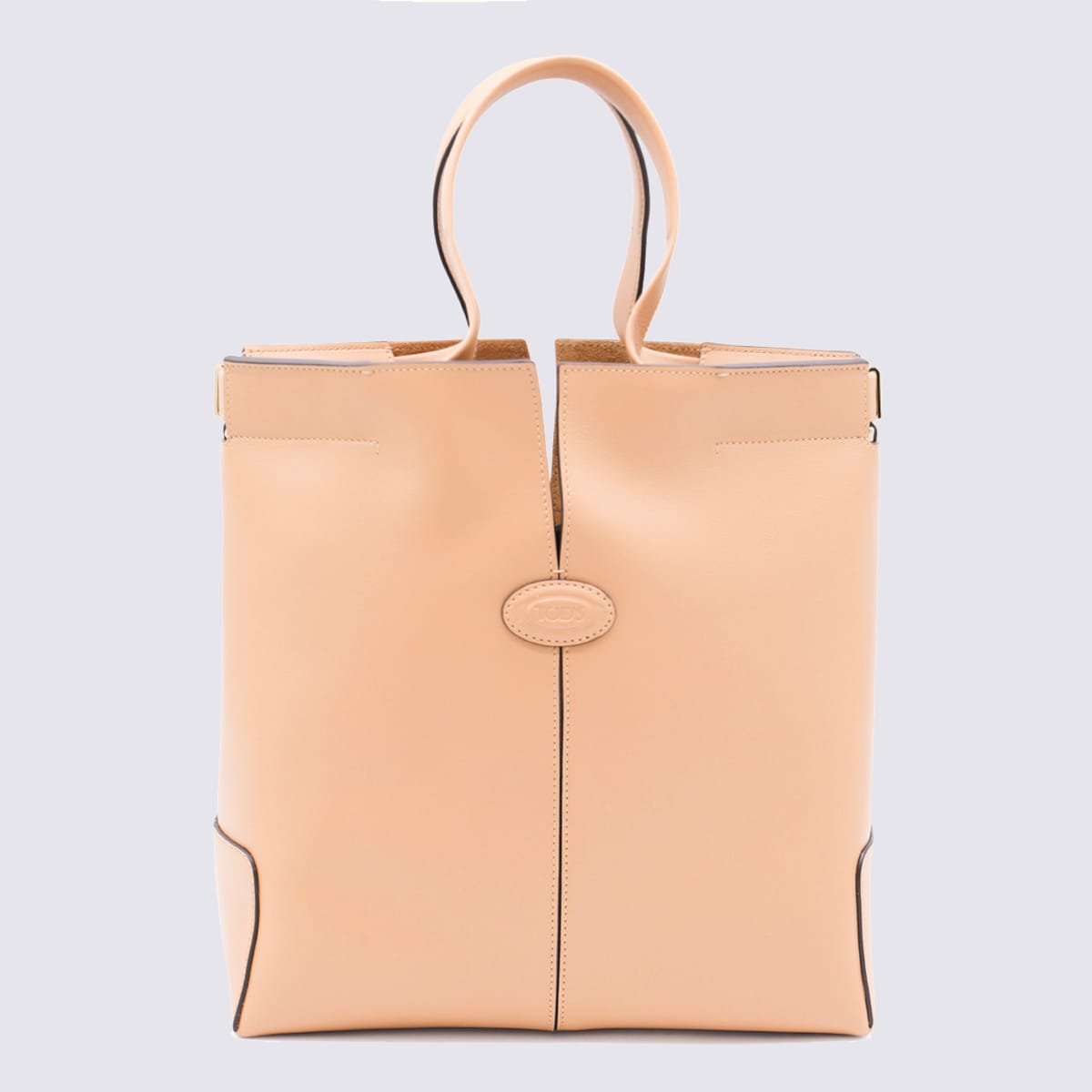 Tod's Light Pink Leather Totes