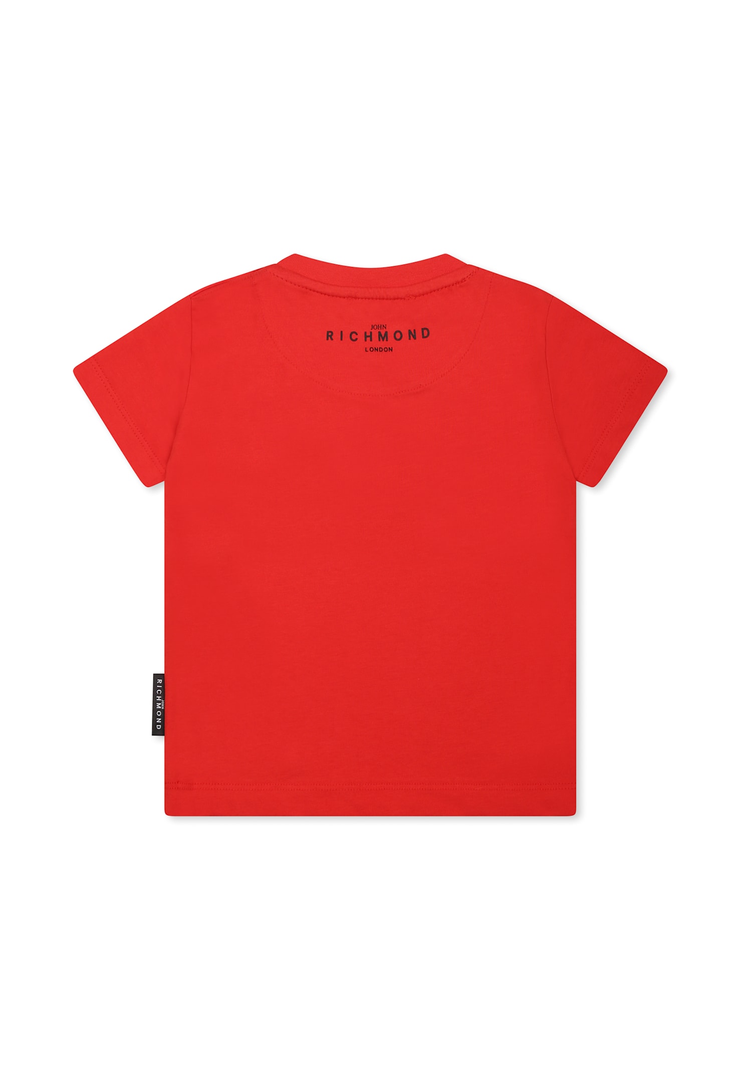 RICHMOND RED T-SHIRT FOR BABY BOY WITH LOGO