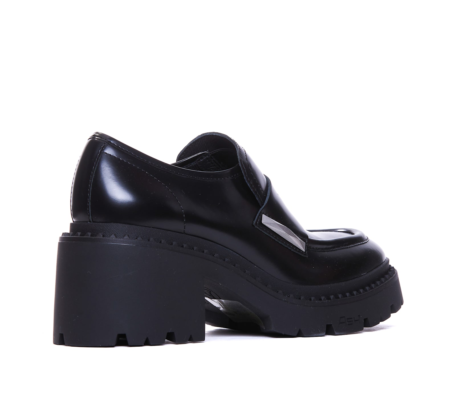 Shop Ash Norton Pump Loafers In Black