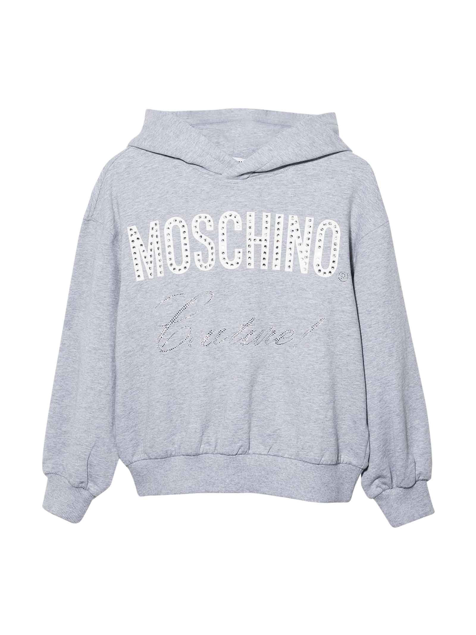 Moschino Unisex Gray Sweatshirt