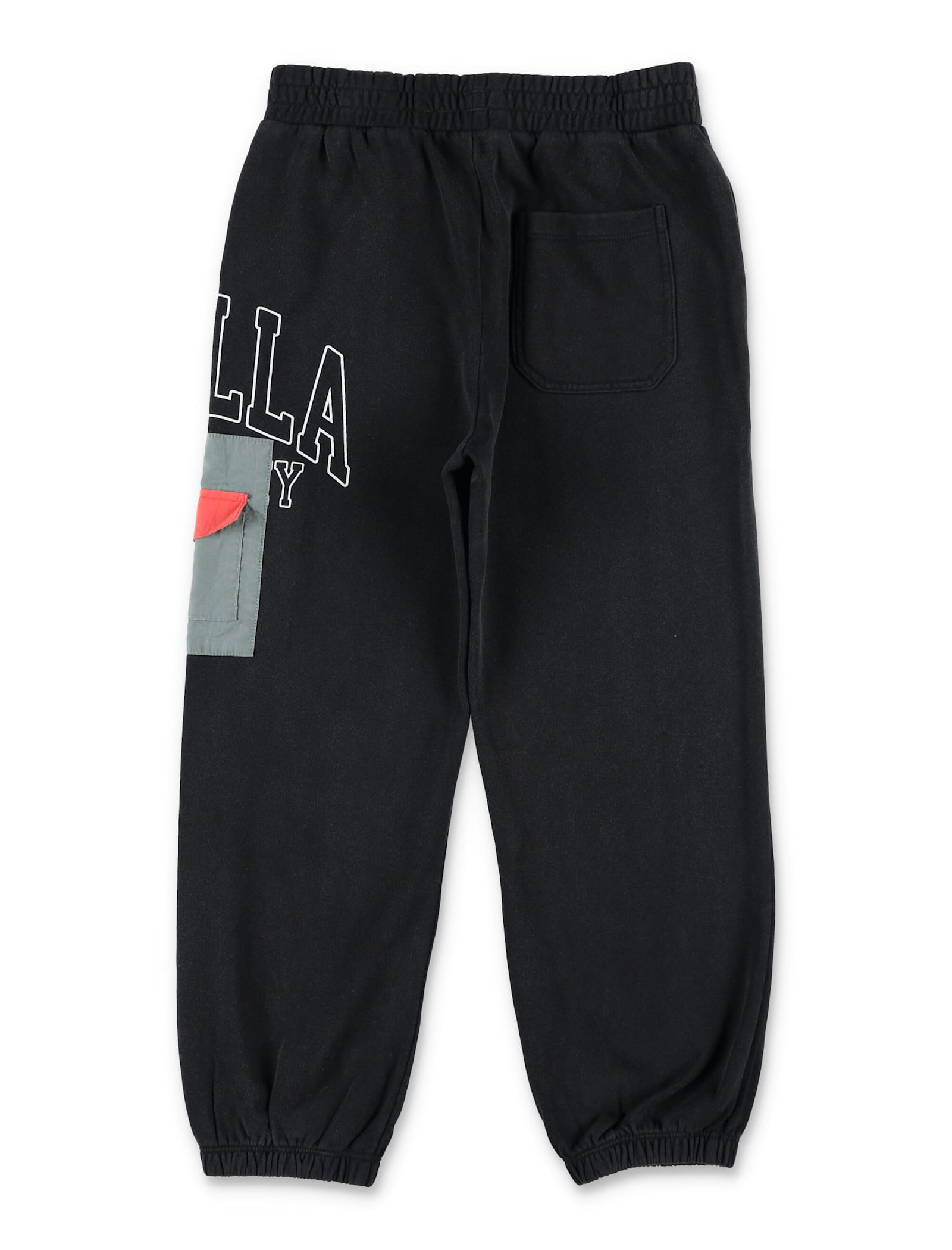 Stella Mccartney Kids Printed Joggers With Pocket In Black