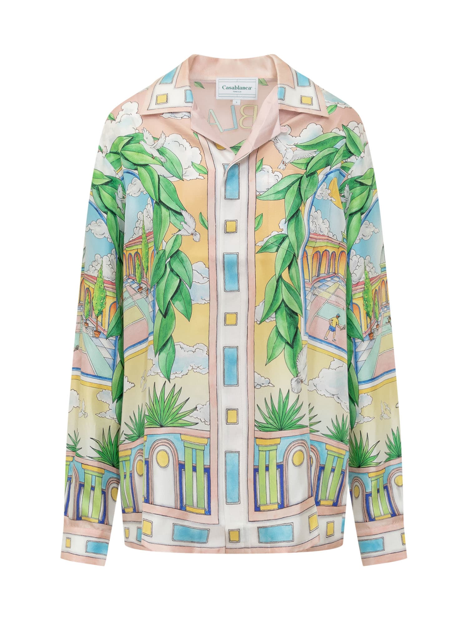 Silk Casablanca Court Shirt