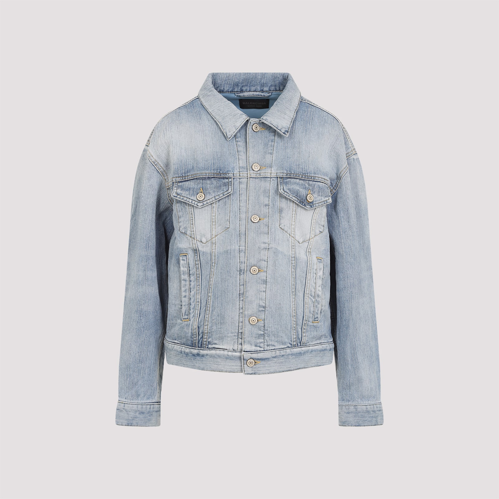 Balenciaga Standing Collar Jacket In Nineties