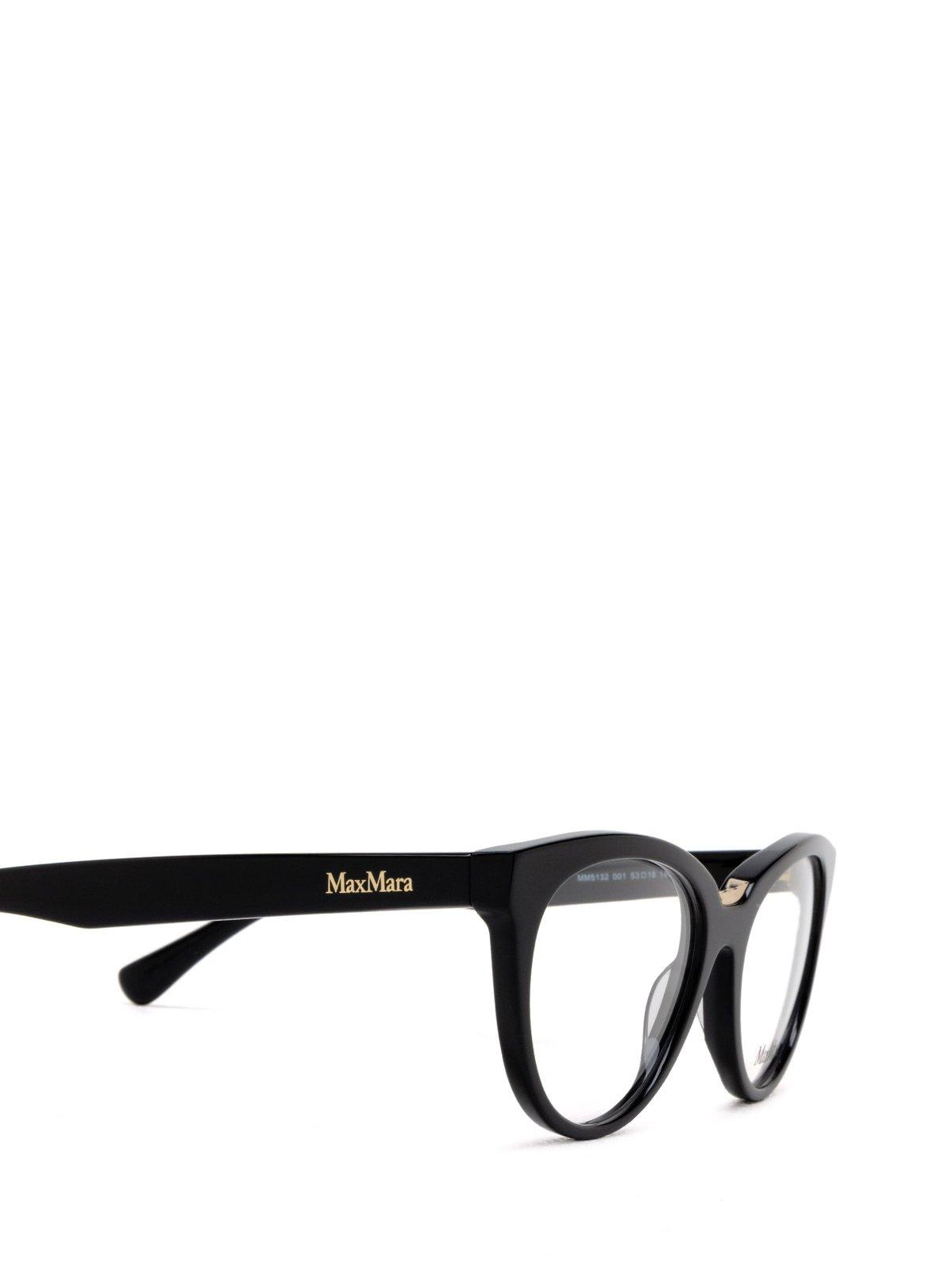 Max Mara Cat-eye Glasses In 001
