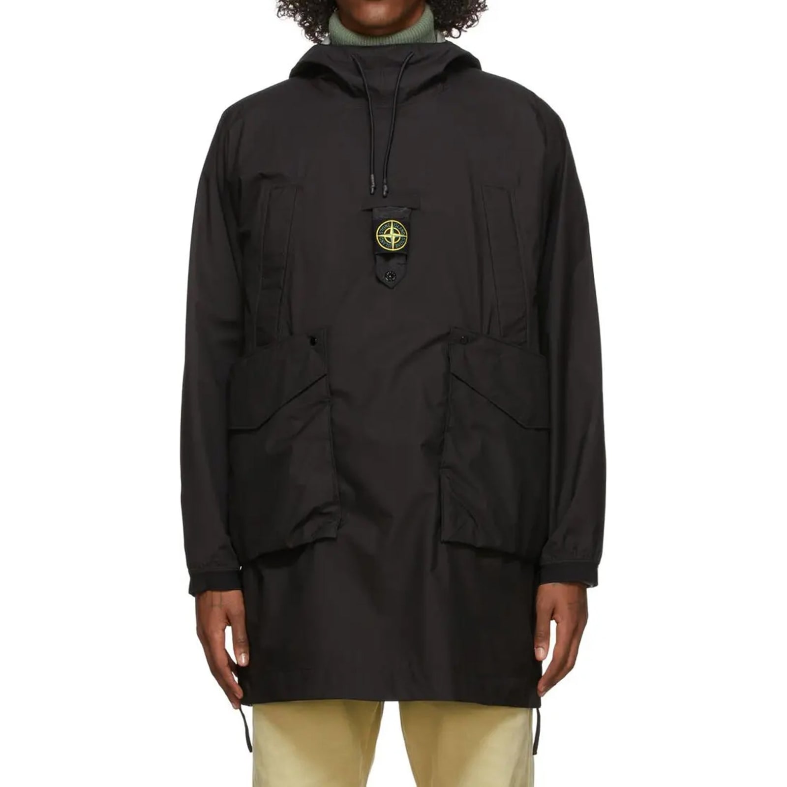 Shop Stone Island Packable Down Jacket In Black