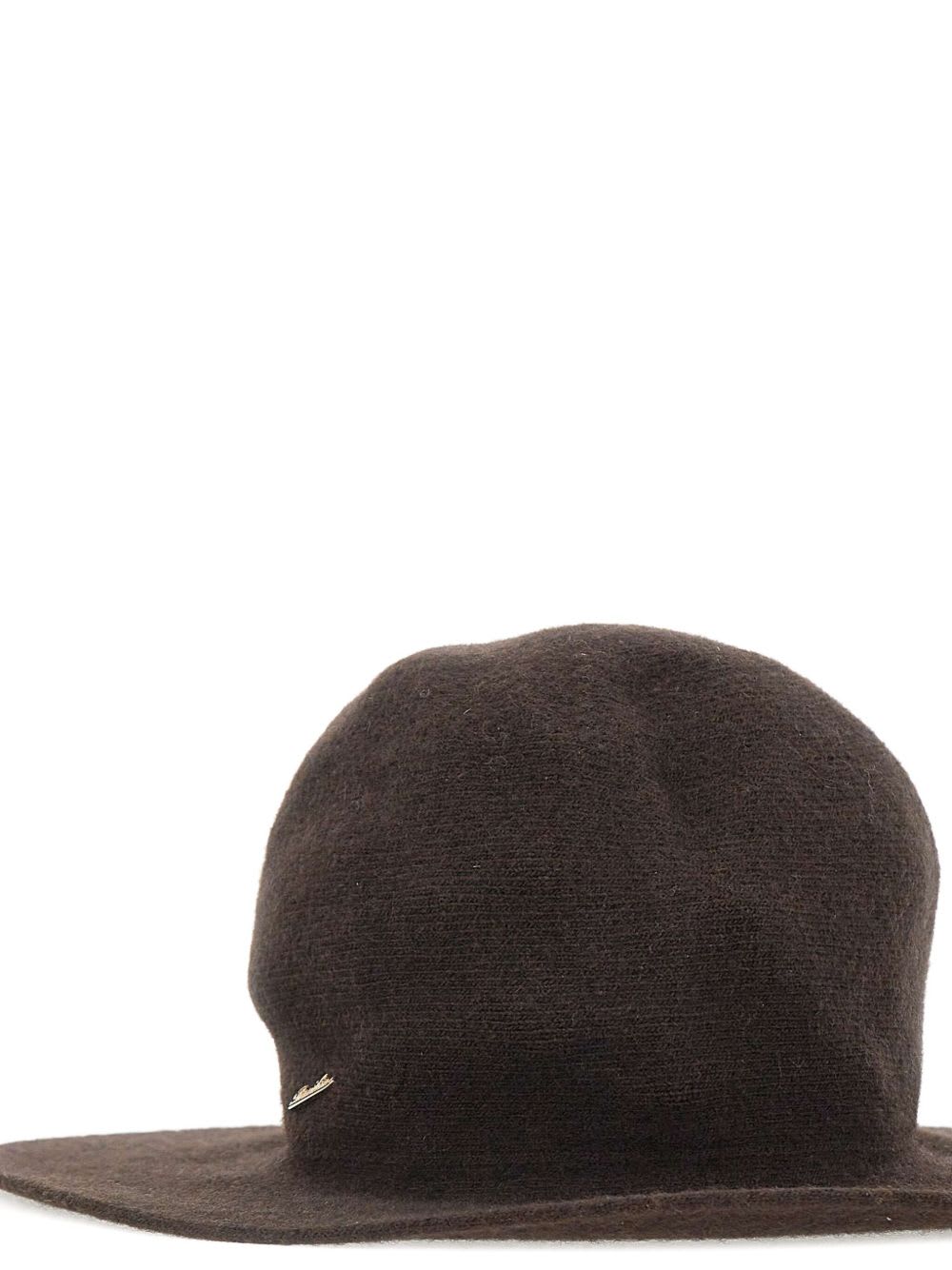 Borsalino Angelina Wool Blend Cloche In Brown