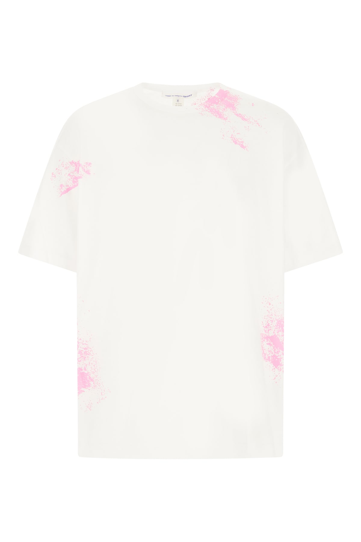Comme Des Garçons Shirt White Cotton Oversize T-shirt In 2