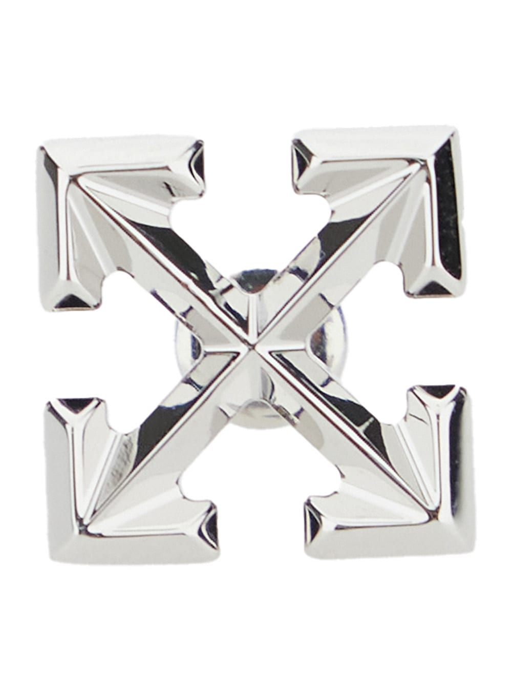 Off-white Men Arrow Mono Earring In Metallic