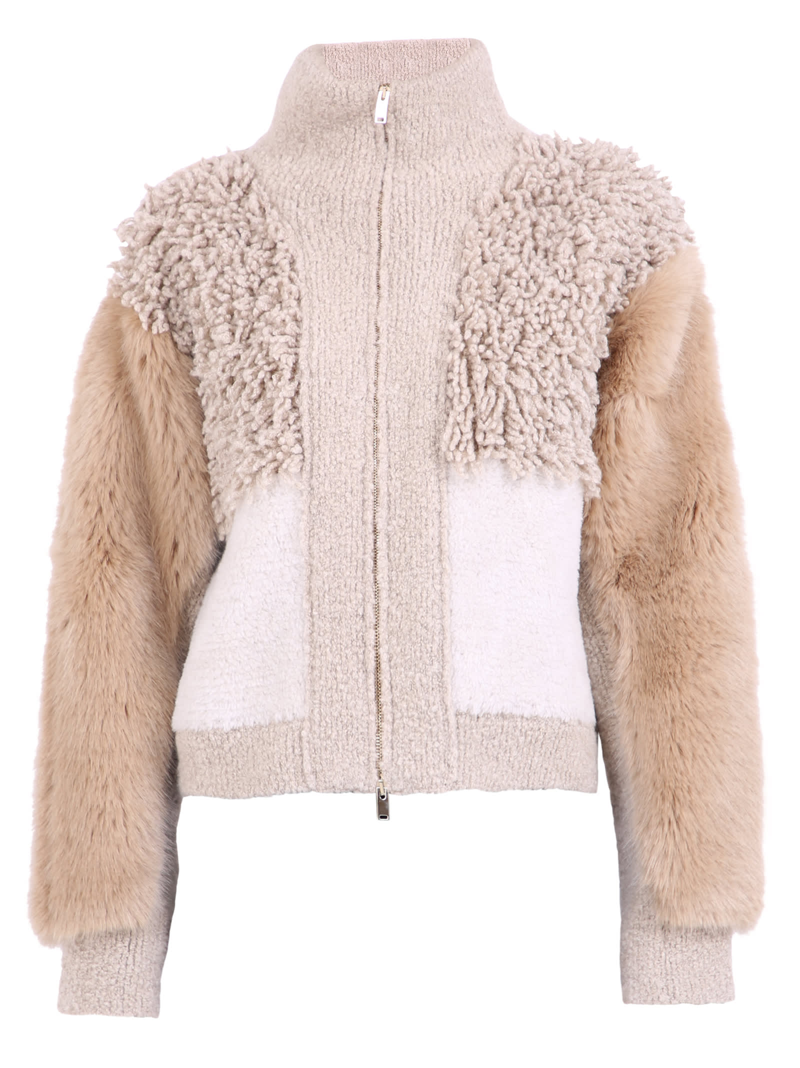 stella mccartney faux fur jacket