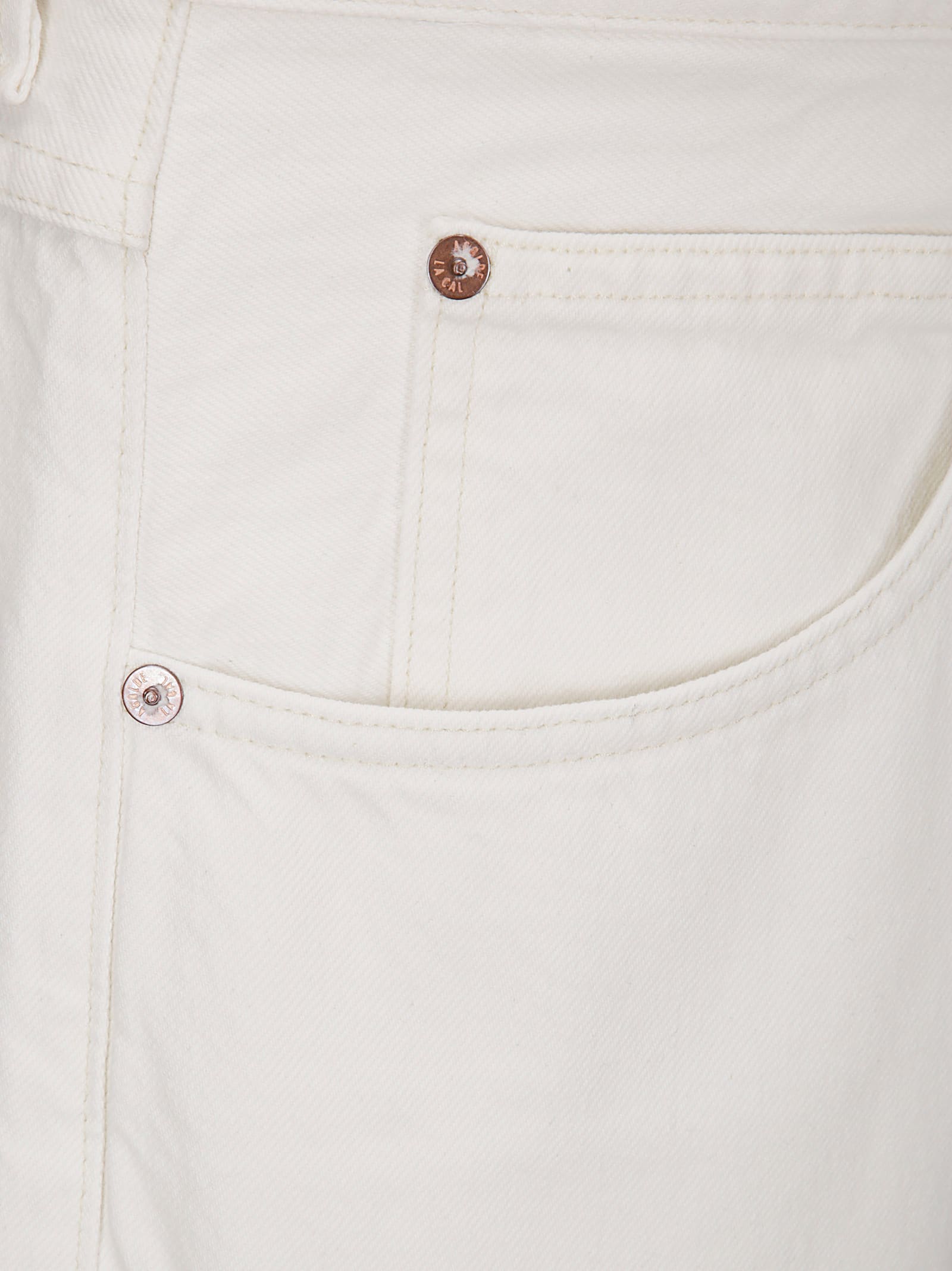 Agolde Fusion Jeans In Chalk White In Chalk White