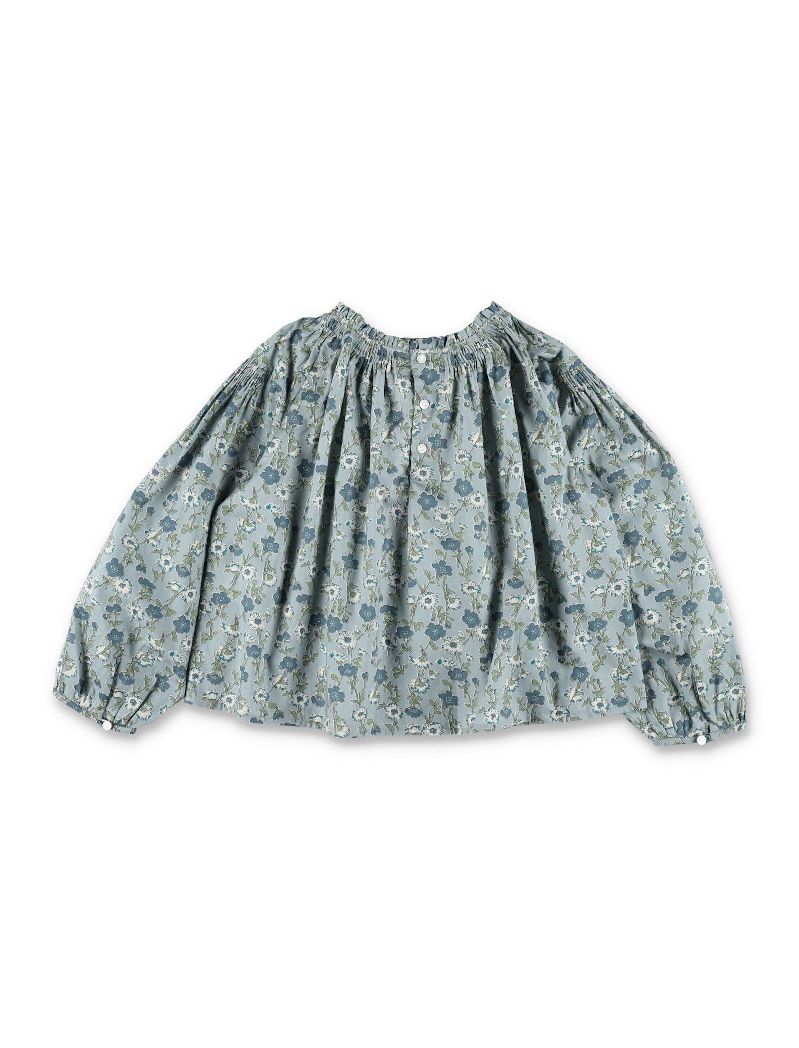 Bonpoint Blandine Floral Blouse In Liberty Cotton In Multi