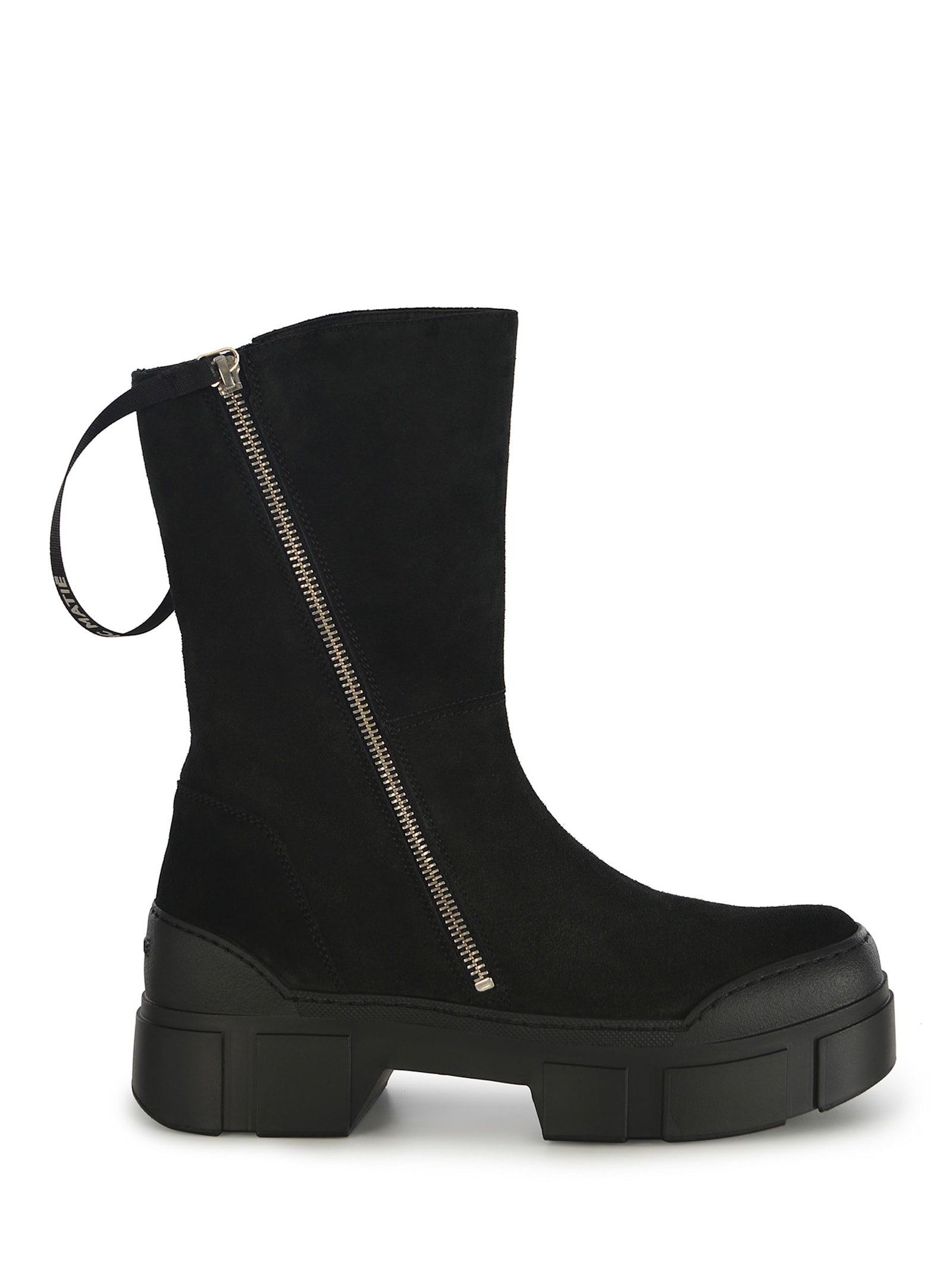 Shop Vic Matie Ankle Boots Vic Matié Roccia Made Of Split Leather In Black