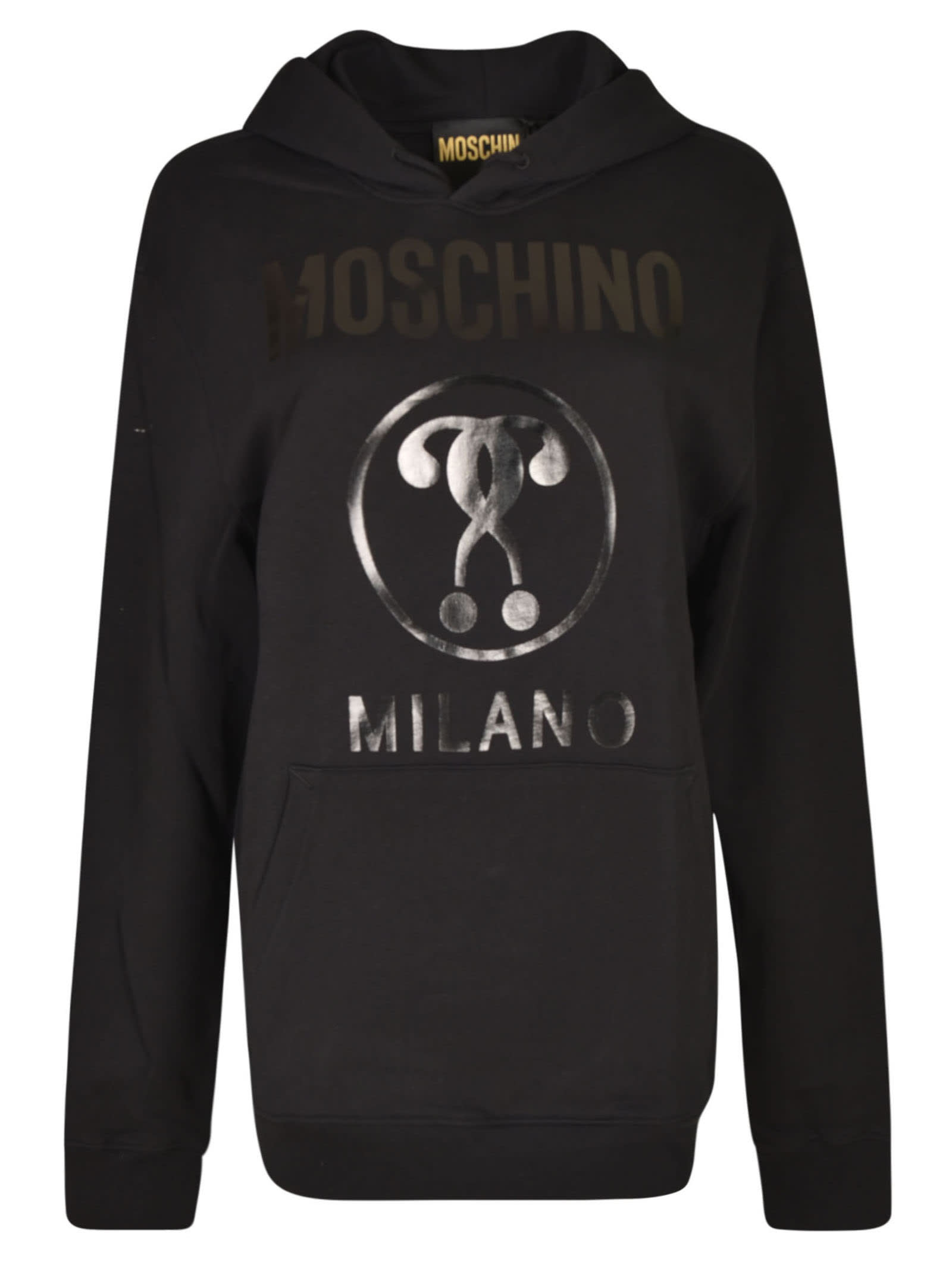 Moschino Oversized Milano Logo Hoodie