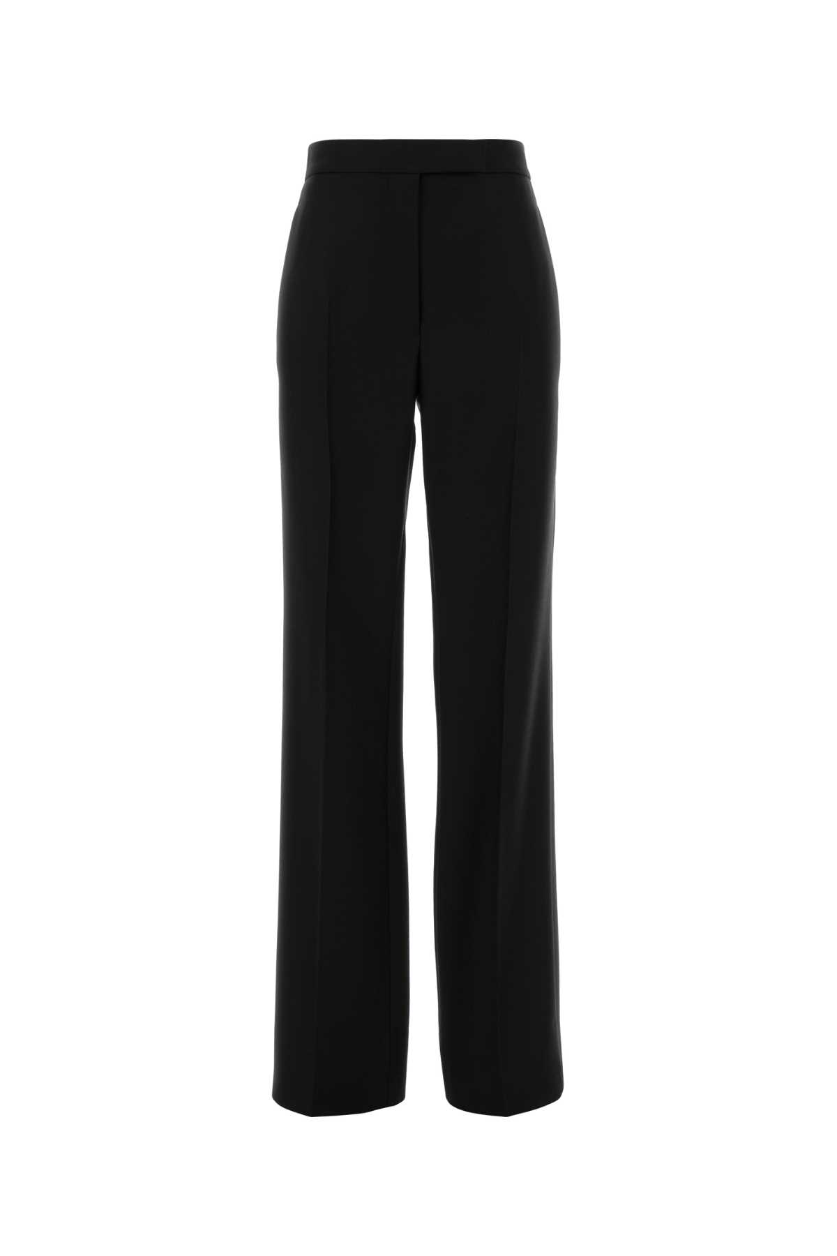 Tom Ford Black Wool Blend Pant In Black