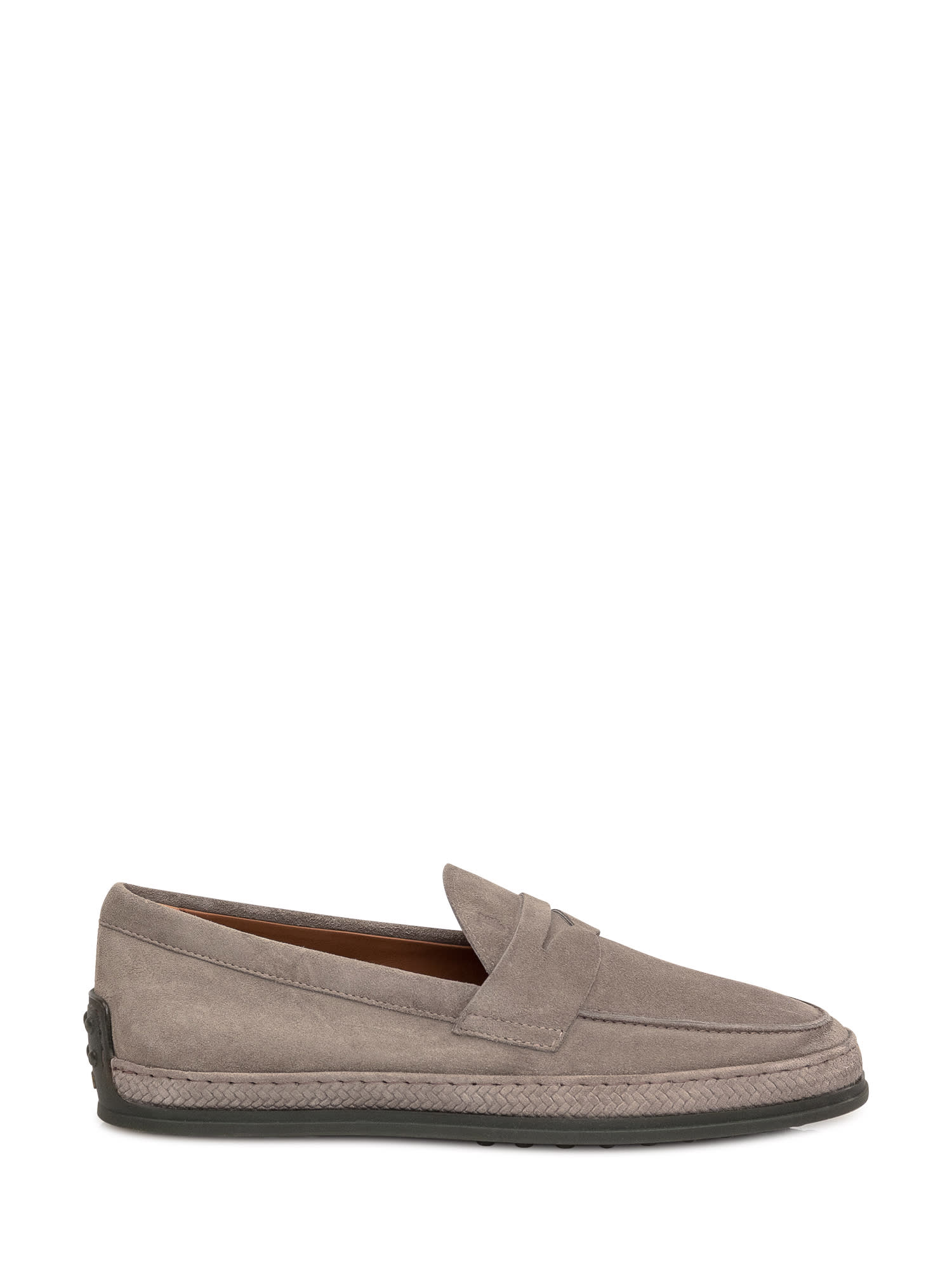 Shop Tod's Tv Luxury Loafers In Torba