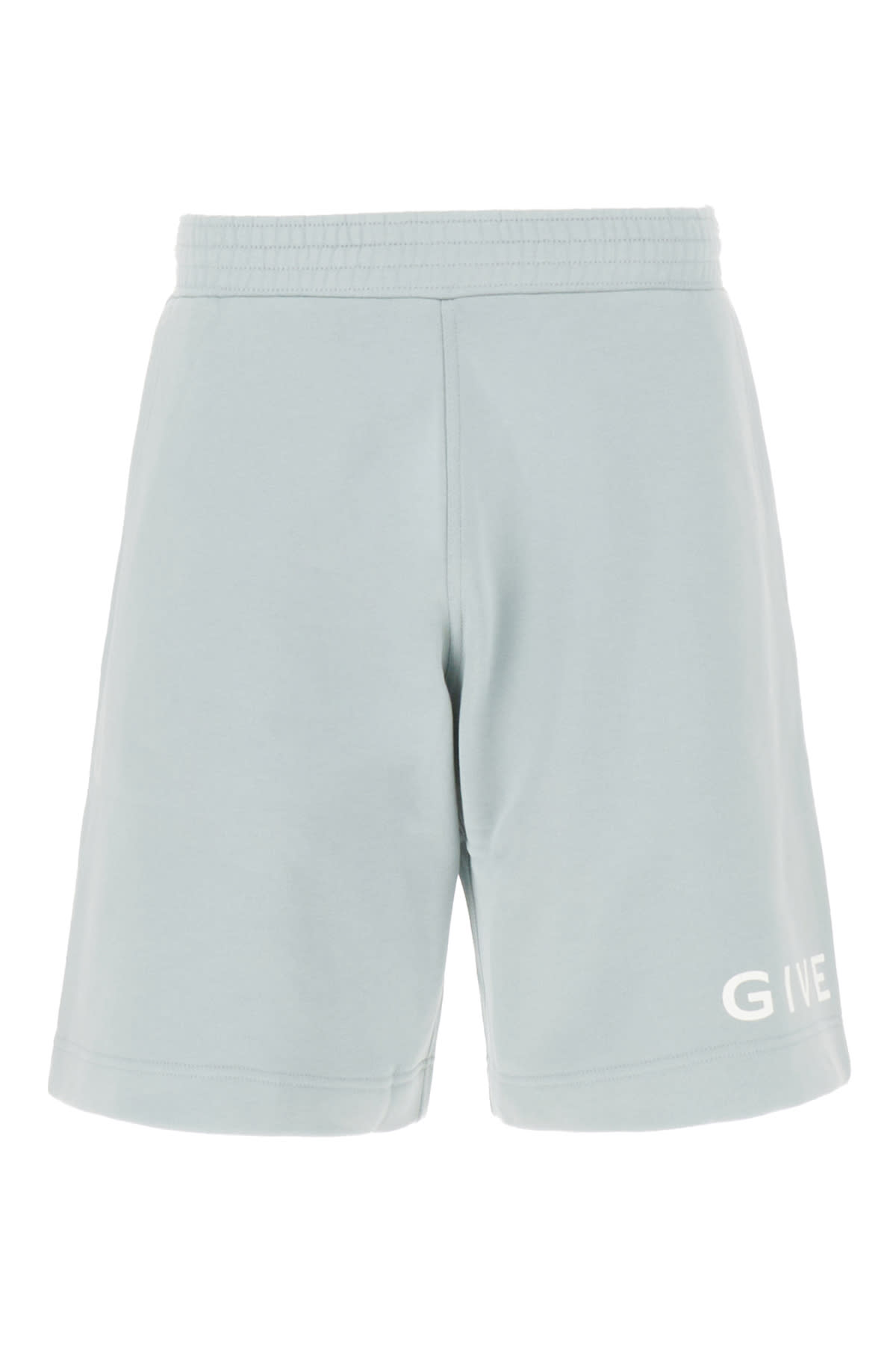 Givenchy Pastel Light Blue Cotton Bermuda Shorts