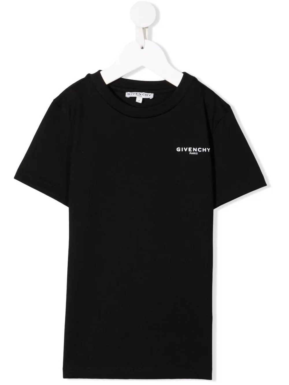 Givenchy Black Kids T-shirt With Micro Logo On The Chest