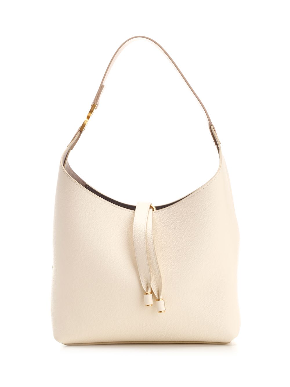 Shop Chloé Small Marcie Hobo Bag In White