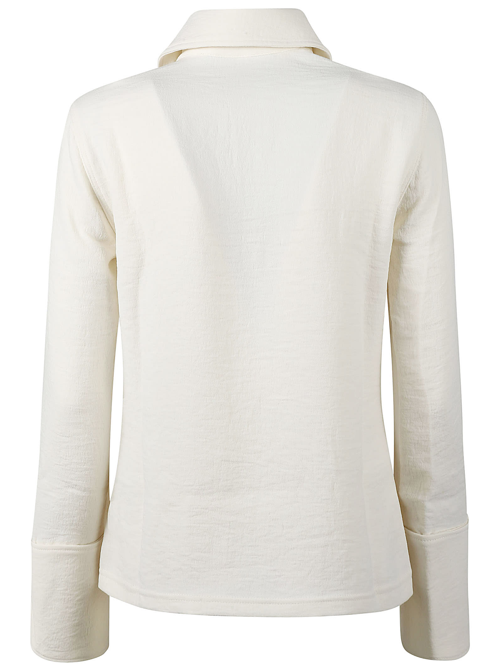 Shop Jw Anderson Wire Puller Henley Top In Off White