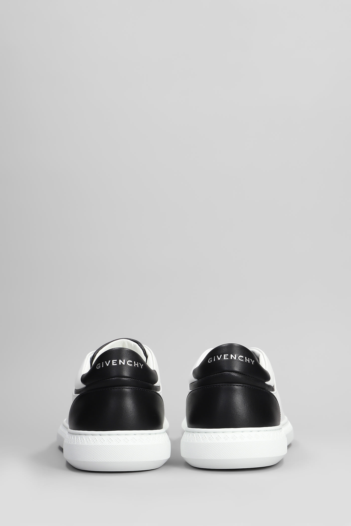 Givenchy G Set Panelled Leather Sneakers In White
