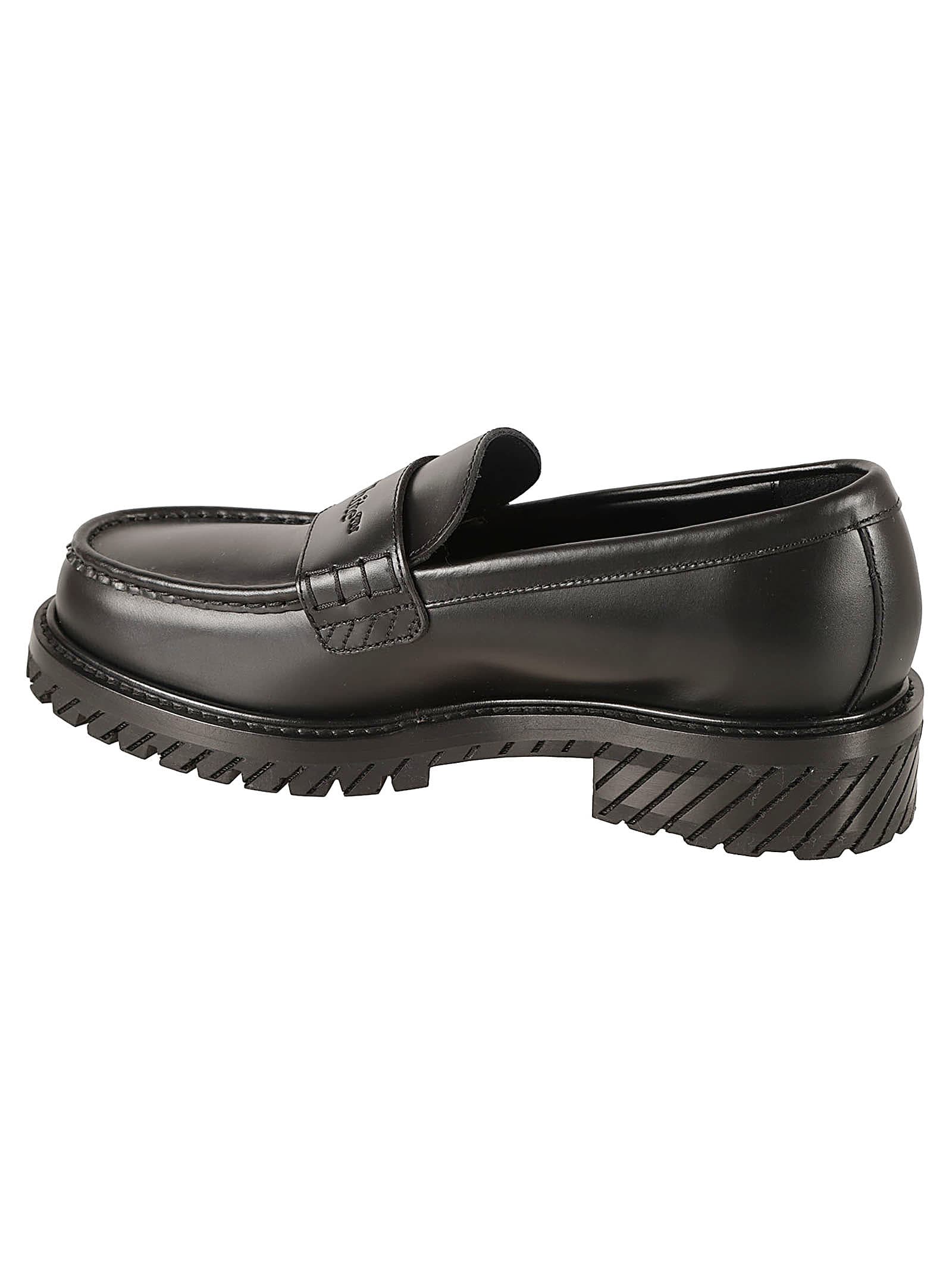 Shop Off-white Military Loafers In Black