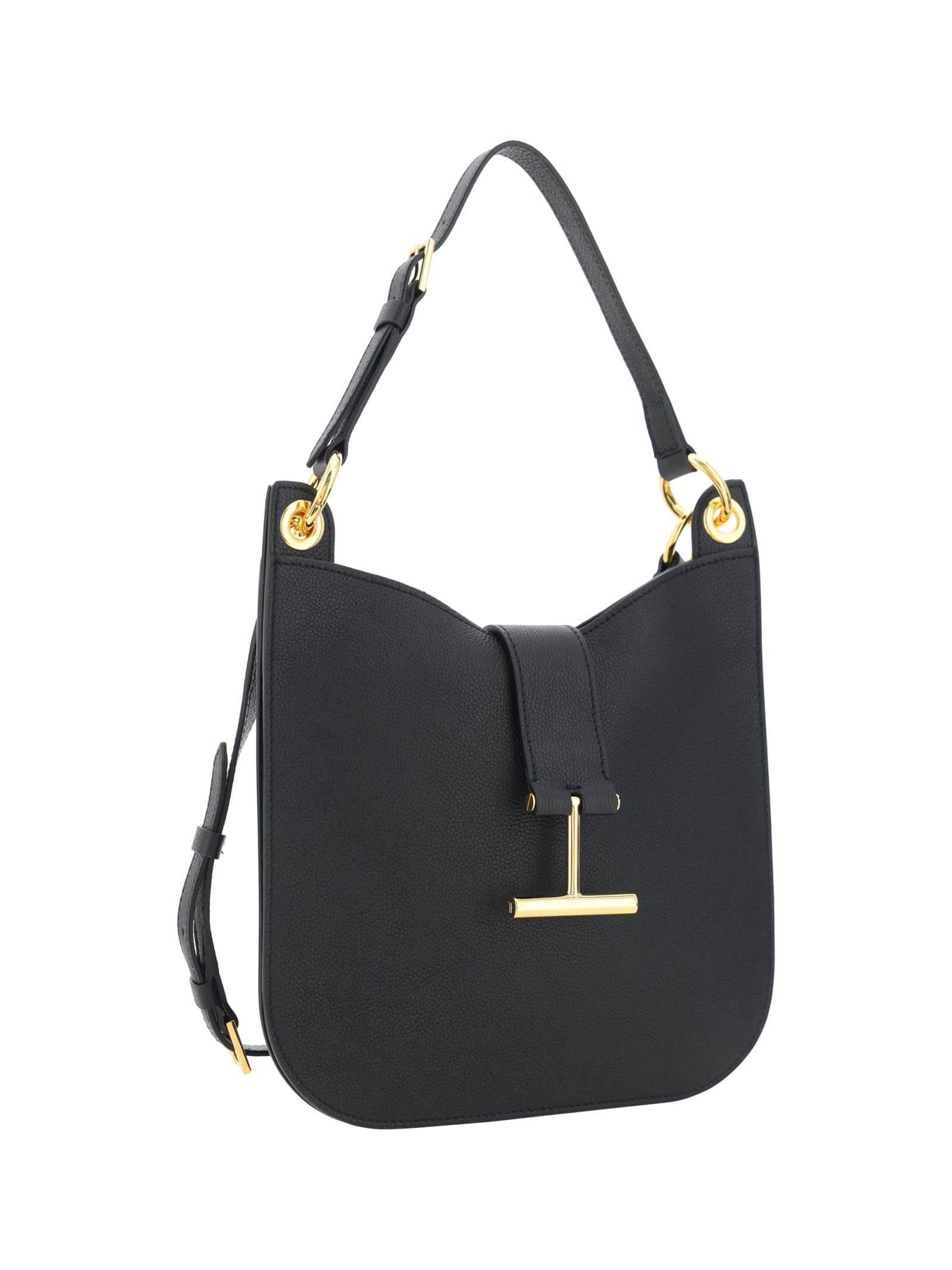 Shop Tom Ford Tara Shoulder Bag In Black