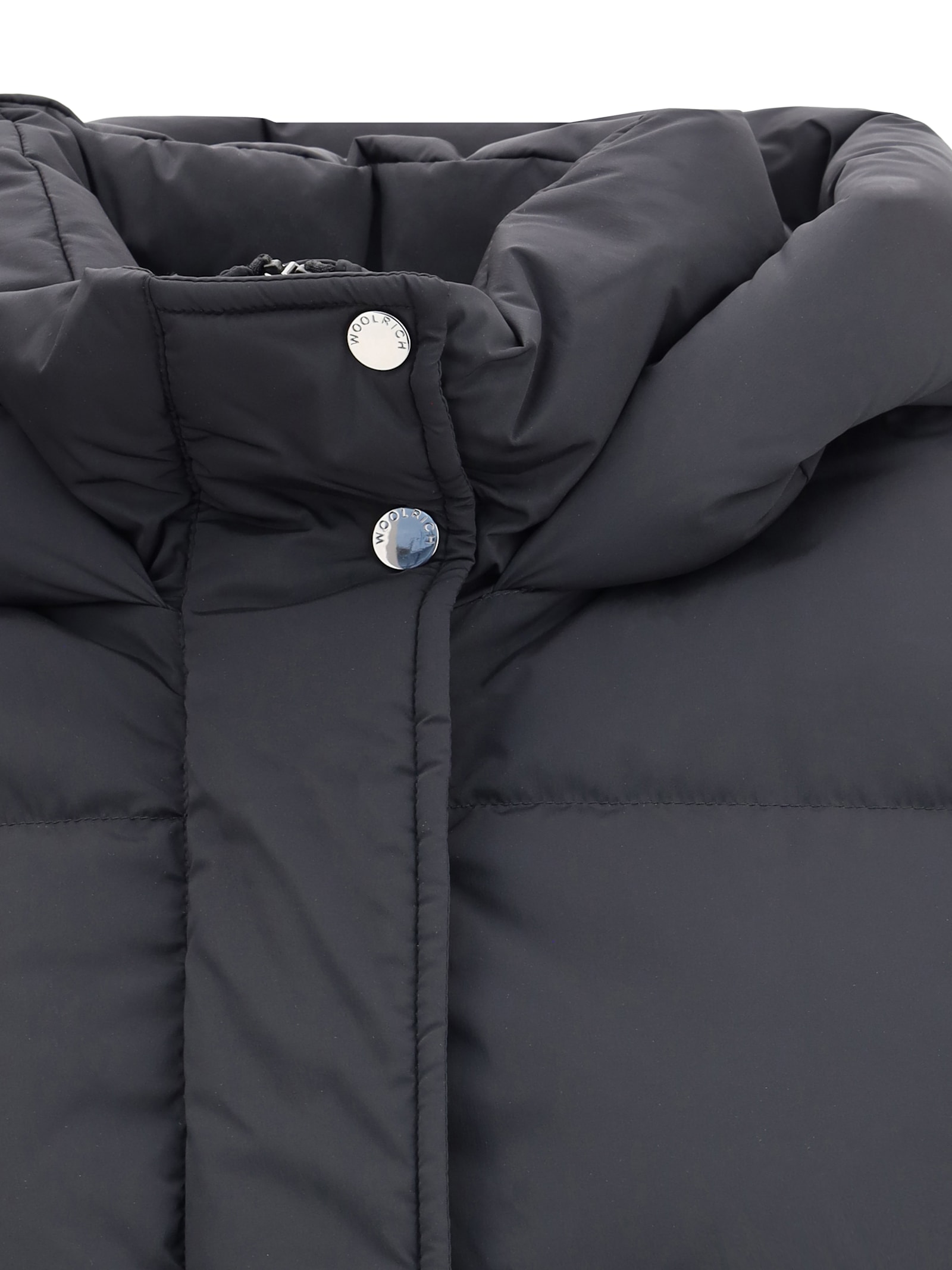 Woolrich Kelly Down Jacket In Black