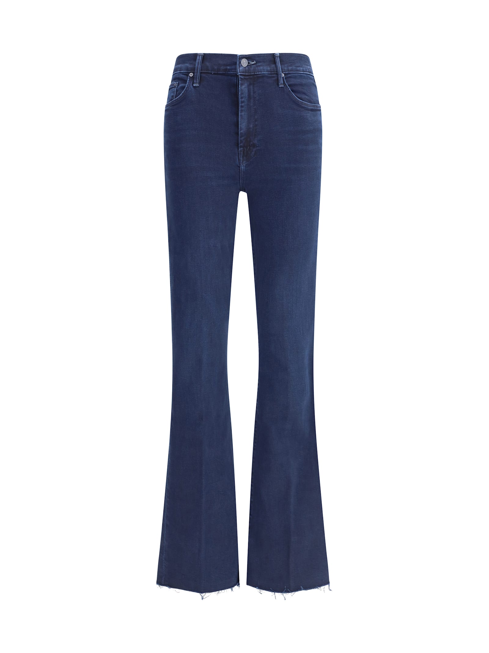 Weekender Fray Crop Flare Jeans - Mother - Modalova