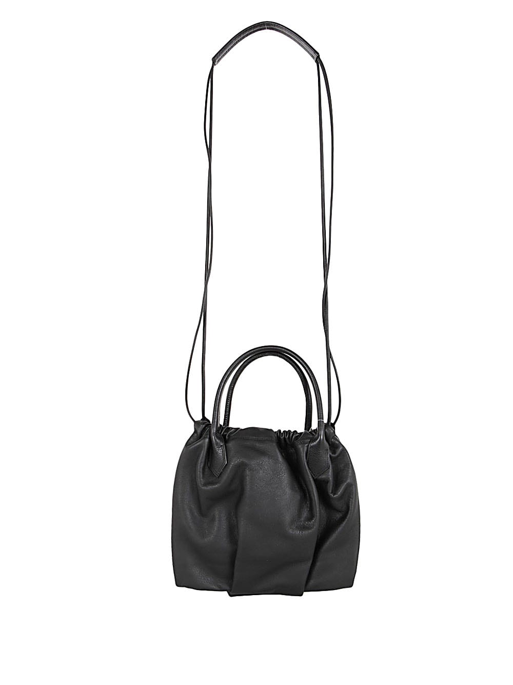 Y's Drawingstring Handle Bag Crossbody Pouch
