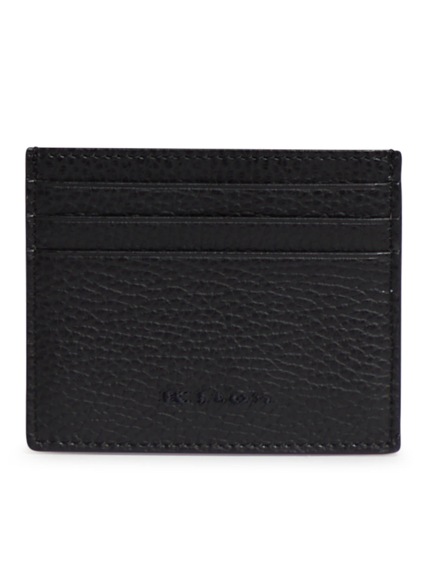 Kiton Credit Card Case In Black