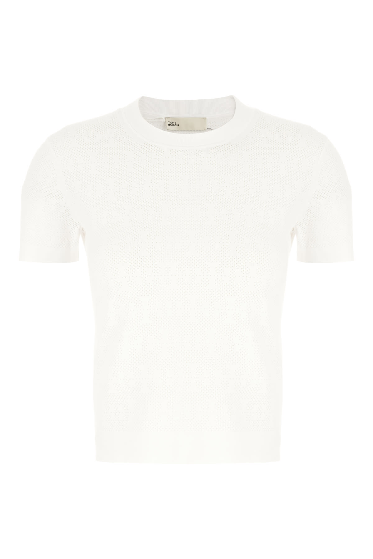 Tory Burch White Viscose Blend Top In White