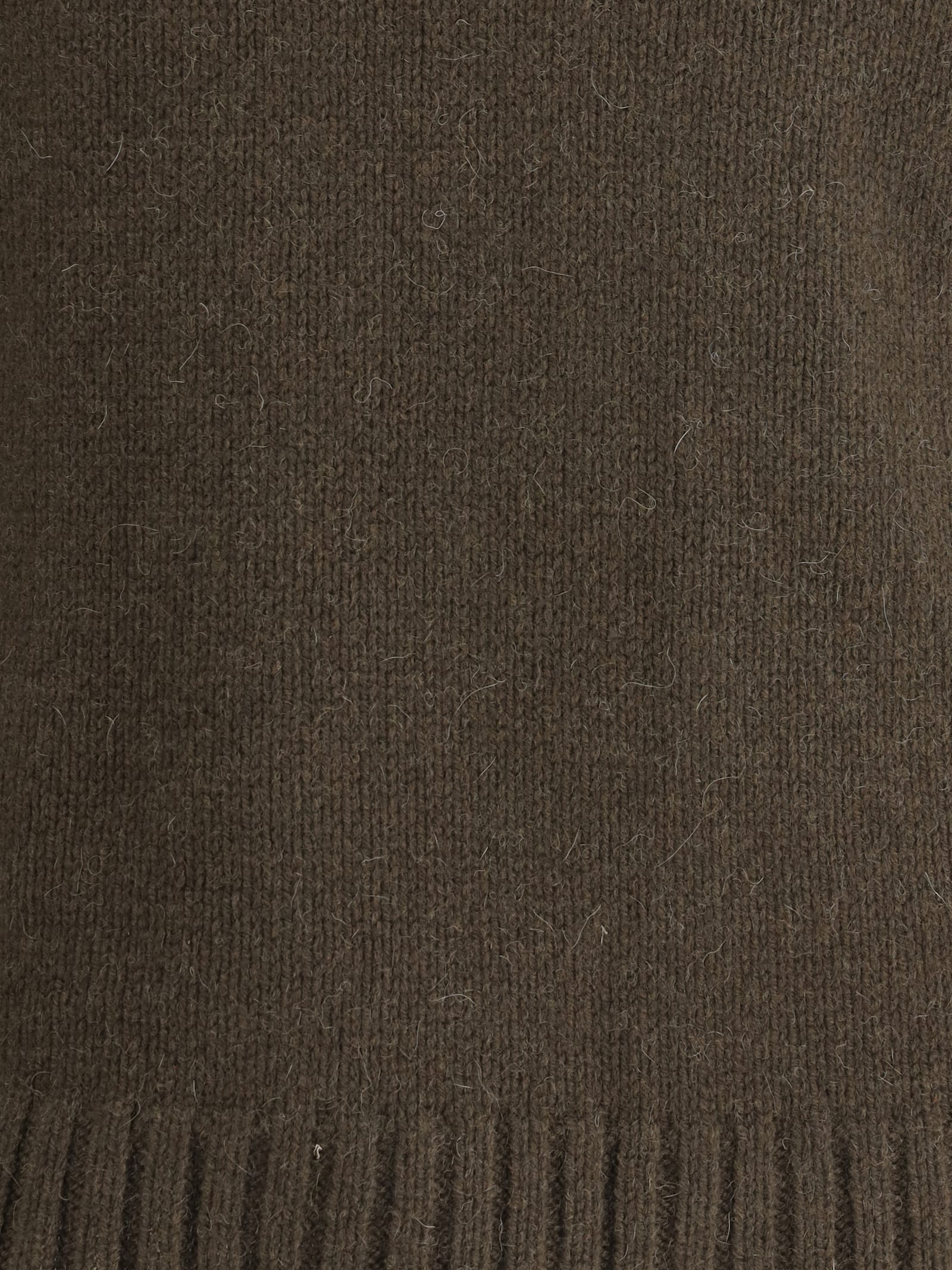Aragona Braided-knit Turtleneck Sweater In Brown